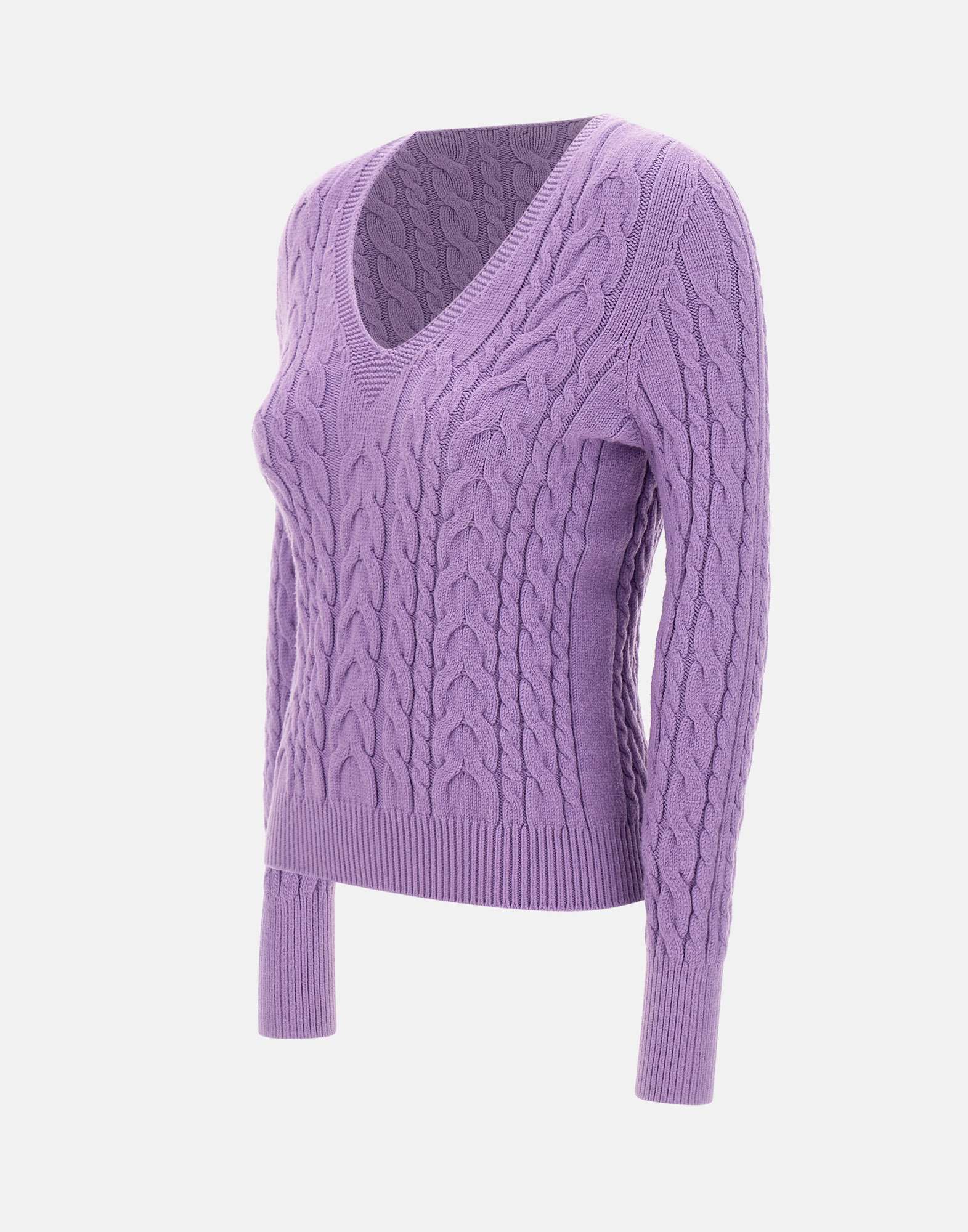 Kaos PIJLT015 Woman Purple Sweaters - Zuklat