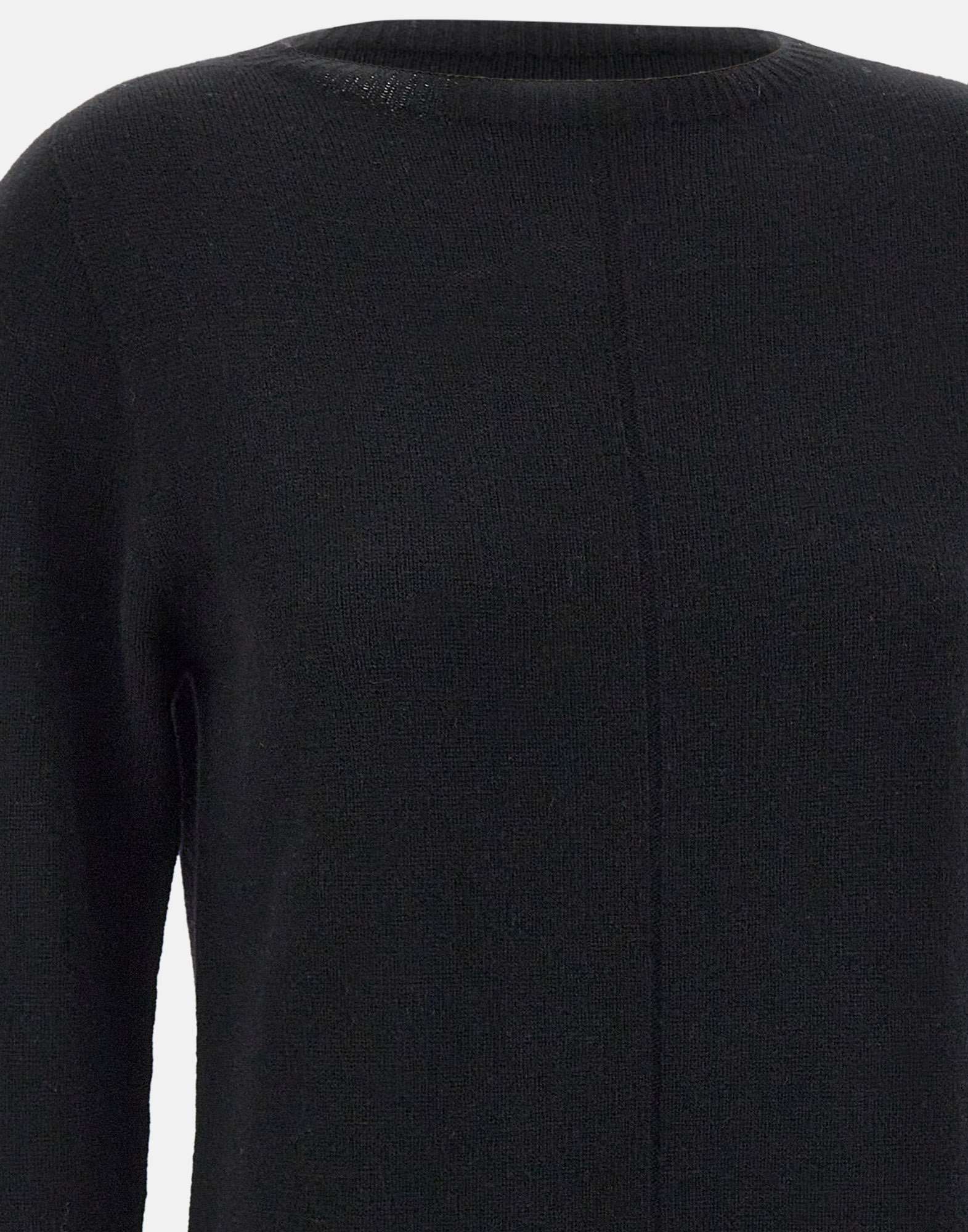 Kaos QIEPT002 Woman Black Sweaters - Zuklat