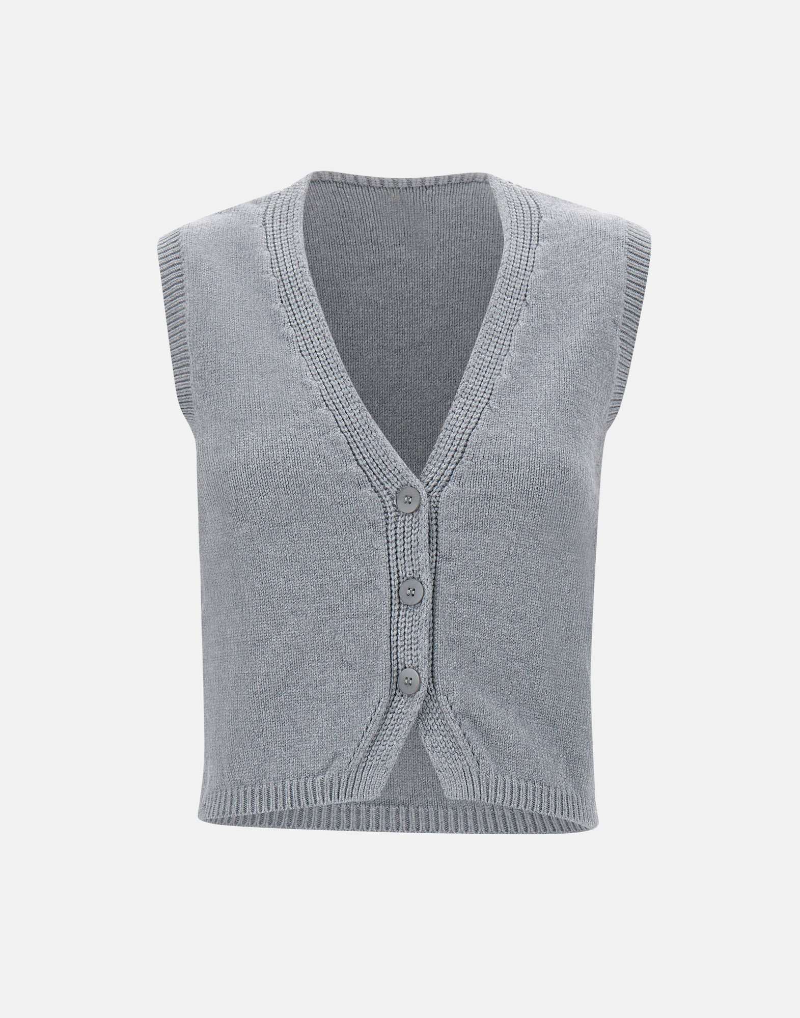 Kaos QIJLT037 Woman Grey Sweaters - Zuklat