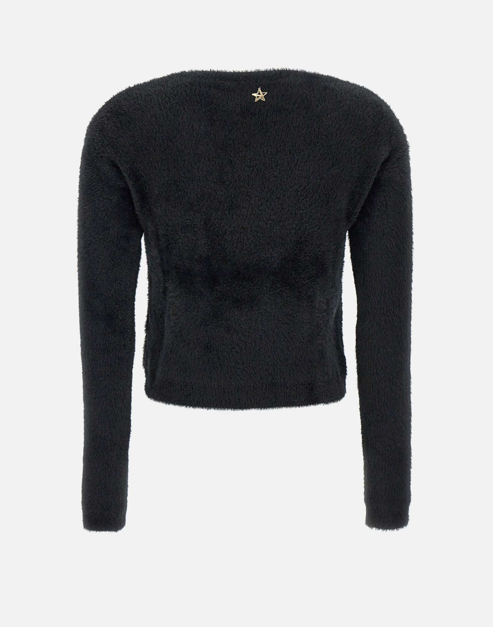 Kaos PIJLT021 Woman Black Sweaters - Zuklat