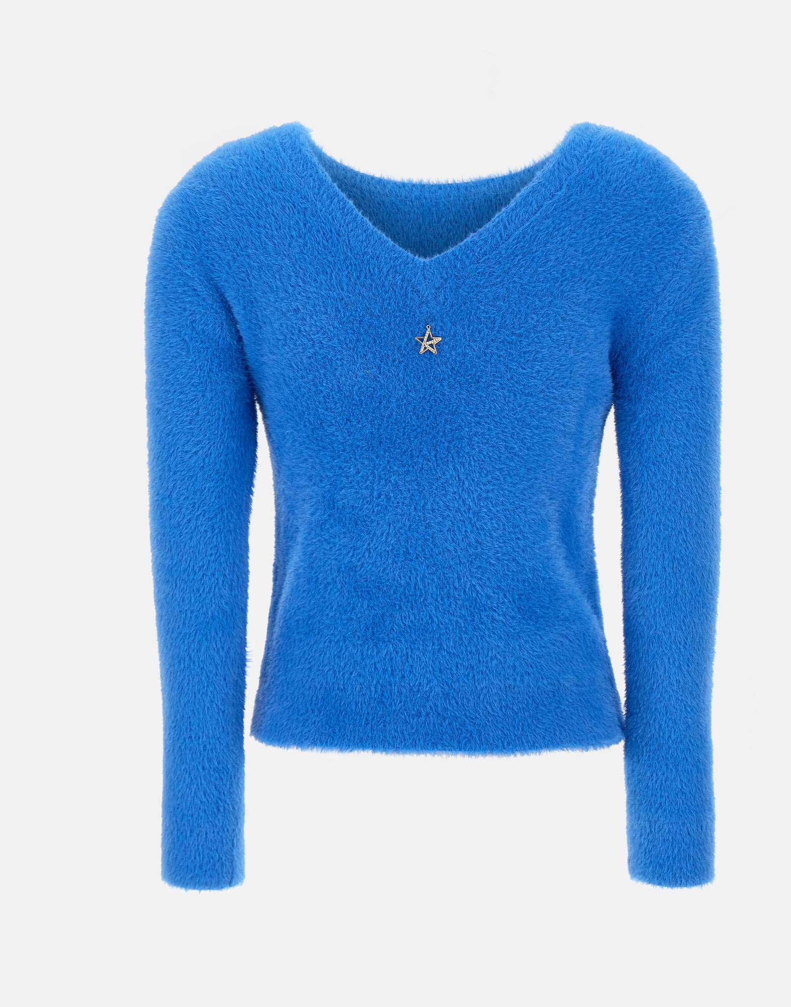 Kaos PIJLT020 Woman Blue Sweaters - Zuklat