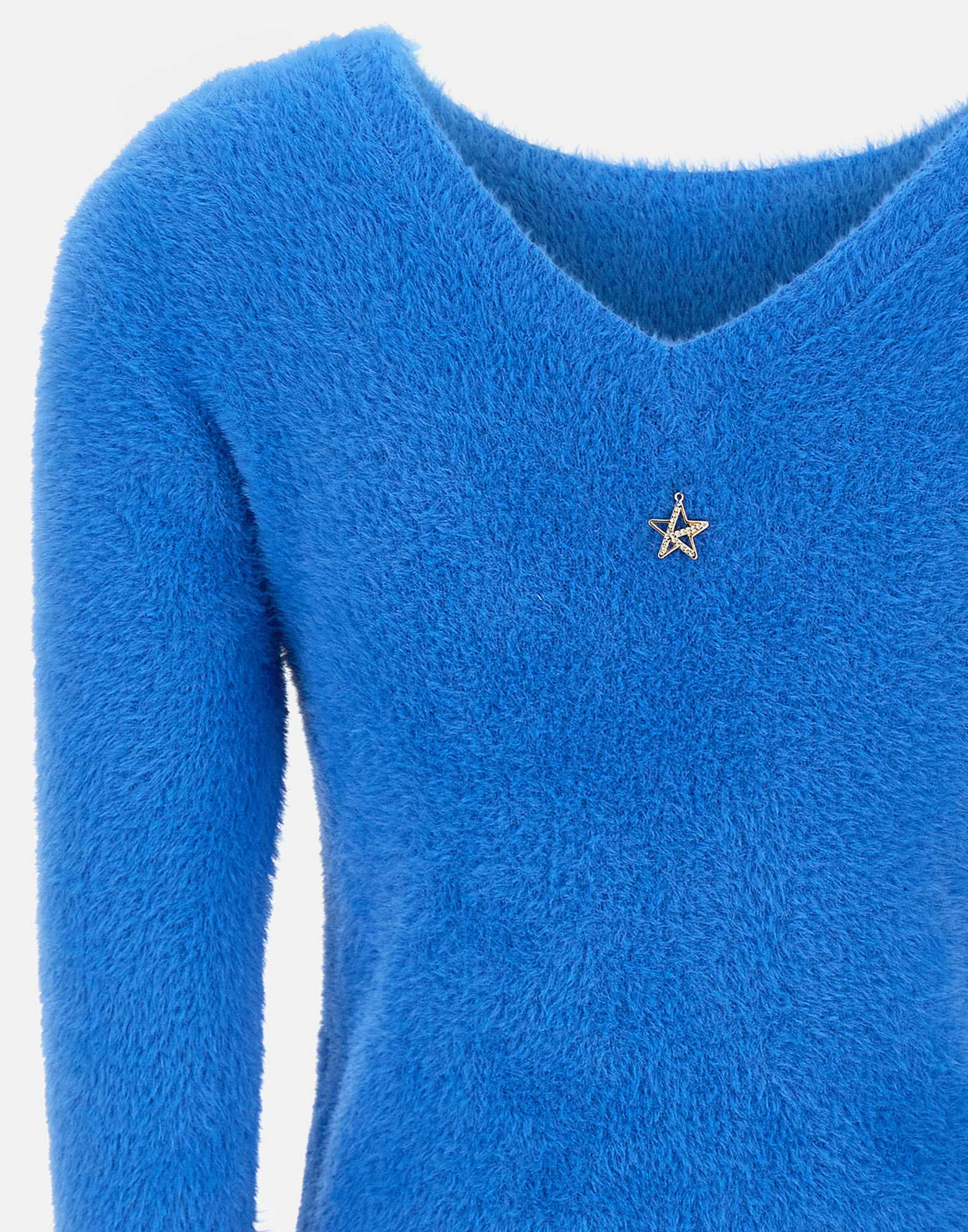 Kaos PIJLT020 Woman Blue Sweaters - Zuklat