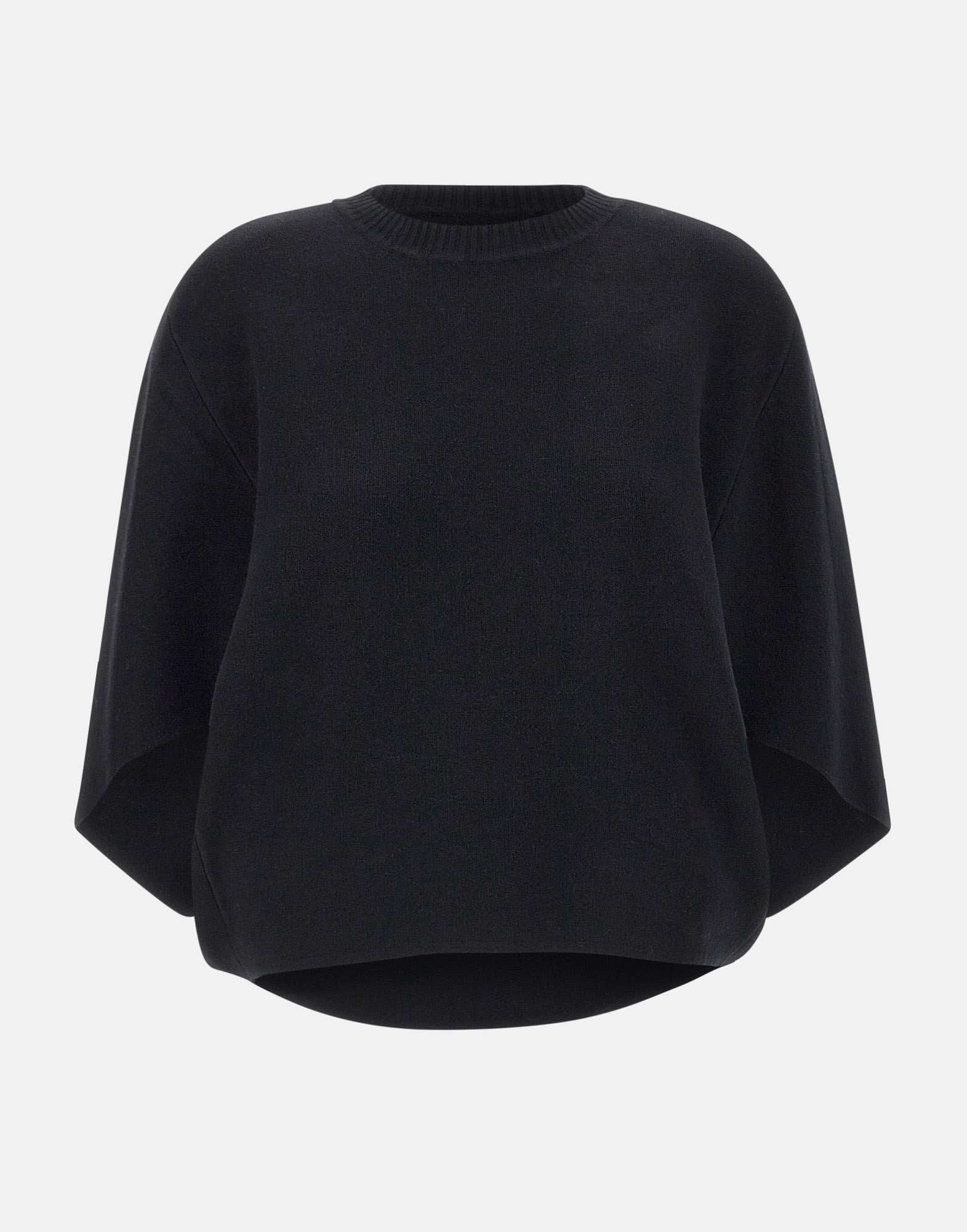 Kaos QIBPT032 Woman Black Sweaters - Zuklat