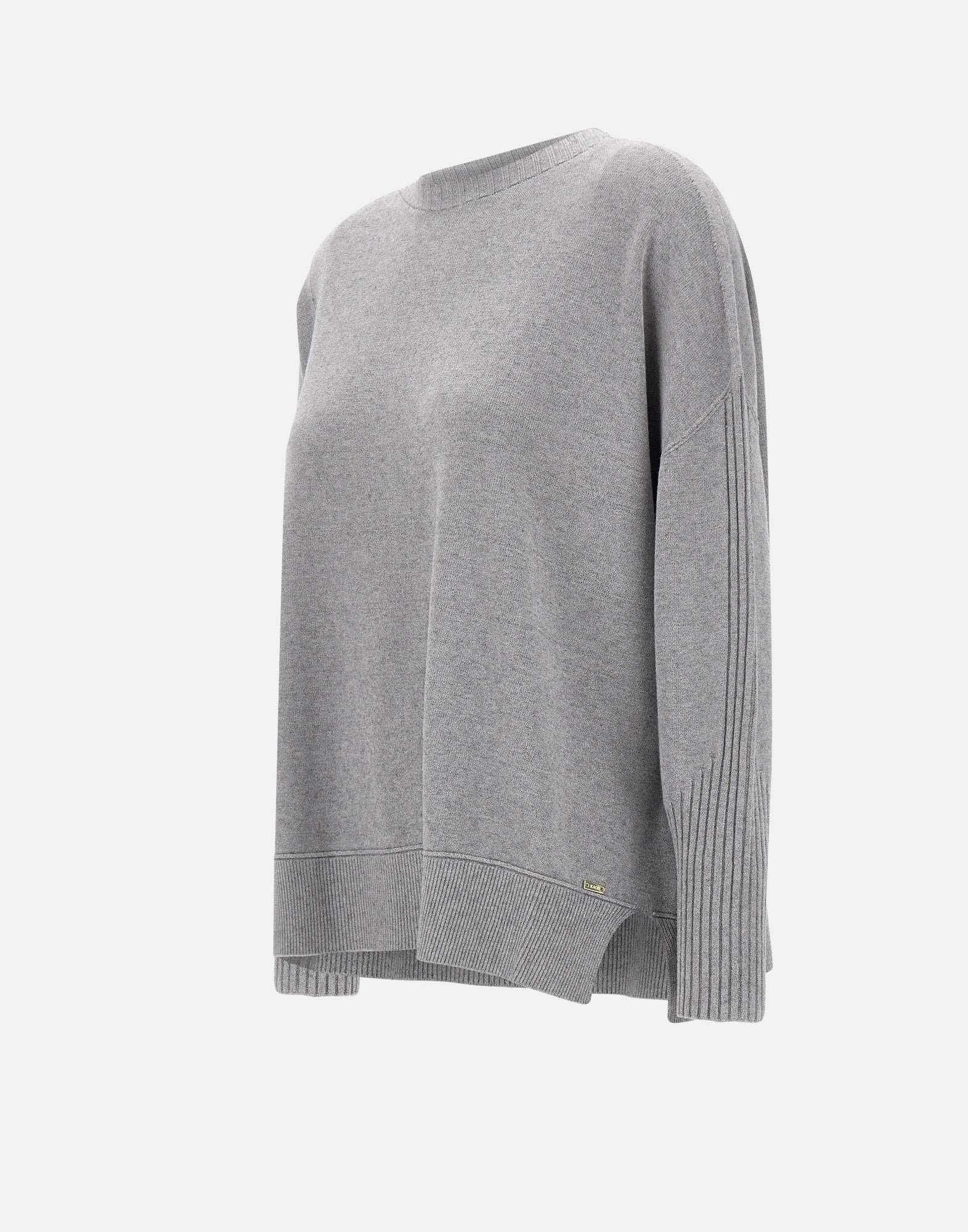 Kaos QIBPT027 Woman Grey Sweaters - Zuklat