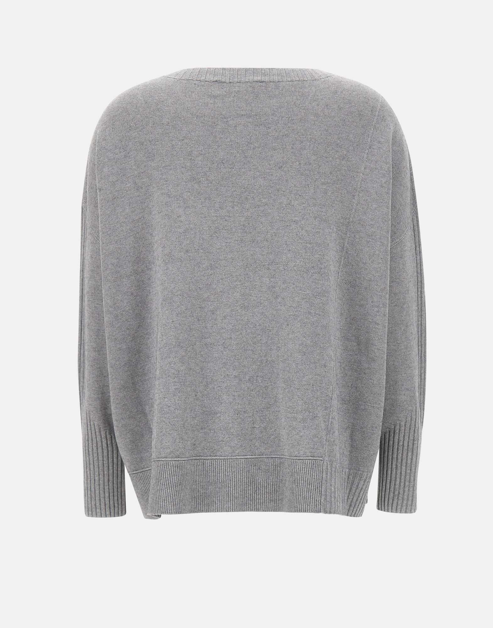 Kaos QIBPT027 Woman Grey Sweaters - Zuklat