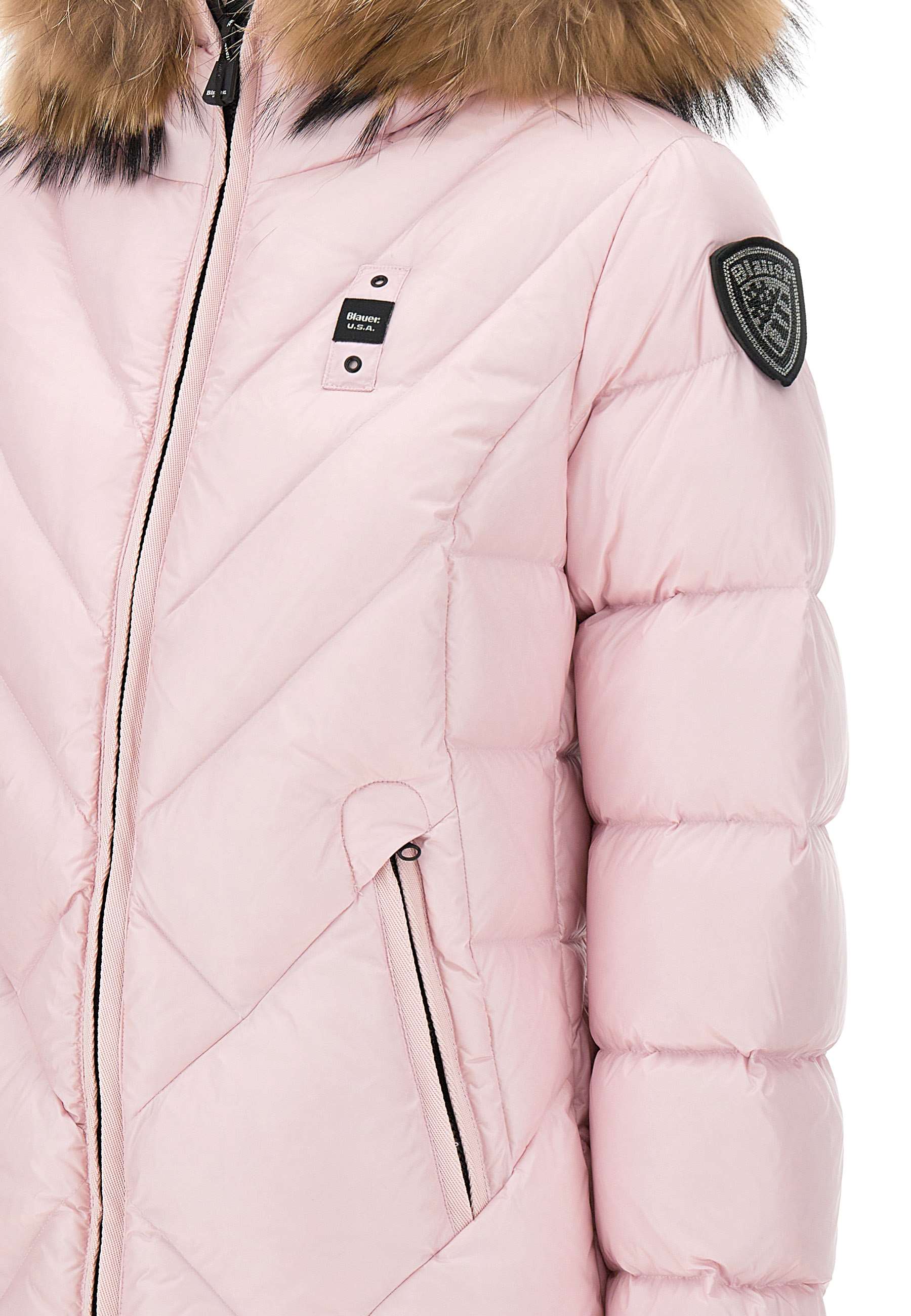 Blauer 24WBLDC03051 Woman Pink Coats - Zuklat