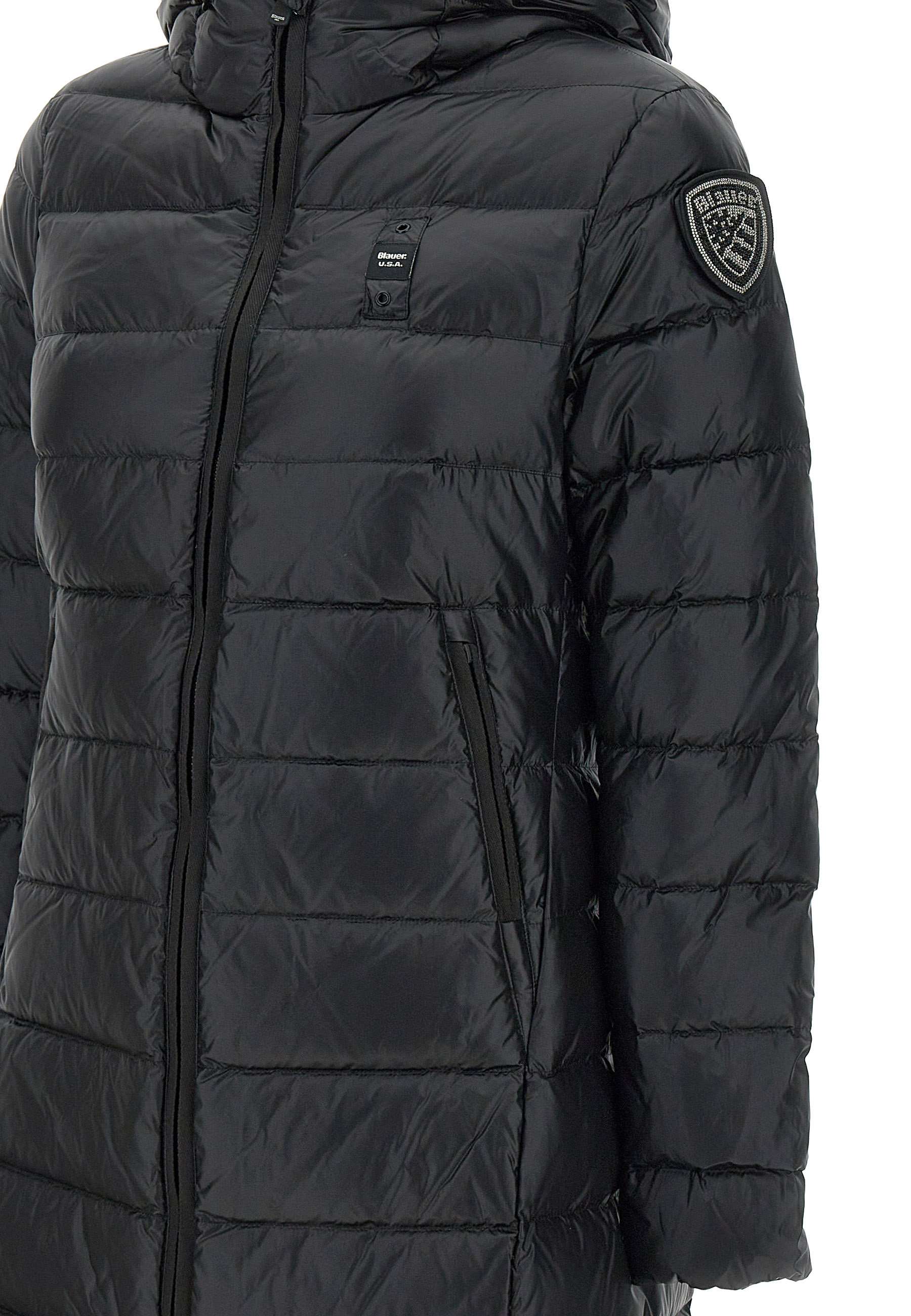 Blauer 24WBLDK03037 Woman Black Coats - Zuklat