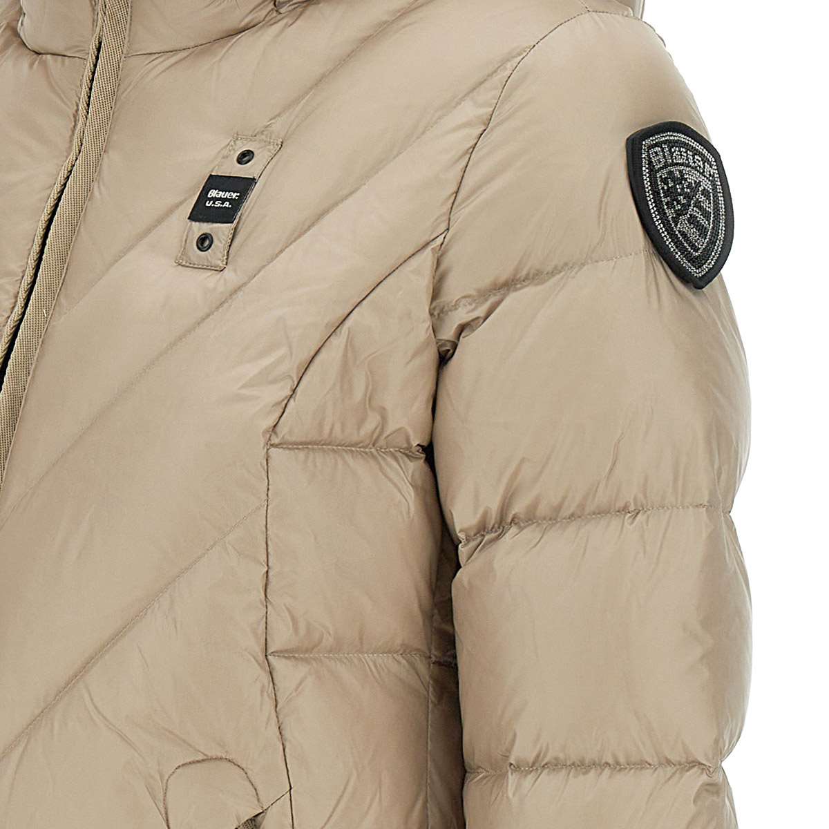 Blauer 24WBLDK03052 Woman Beige Coats - Zuklat