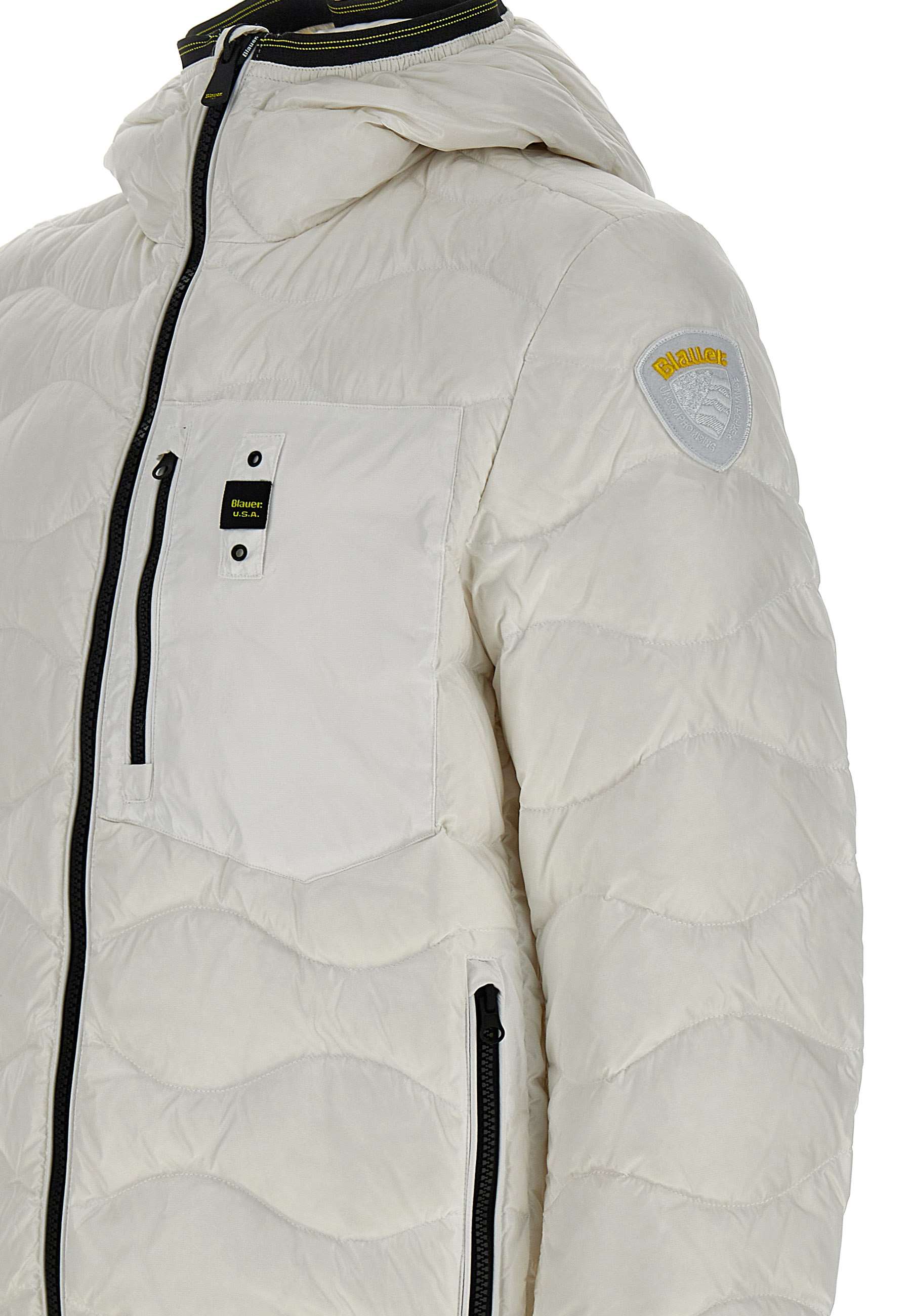 Blauer 24WBLUC03030 Man White Coats - Zuklat