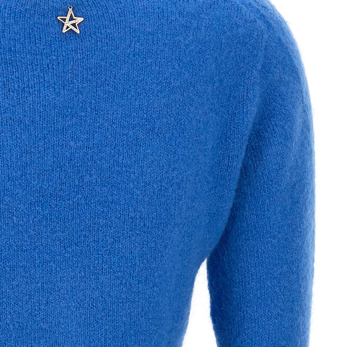 Kaos PIJLT003 Woman Blue Sweaters - Zuklat