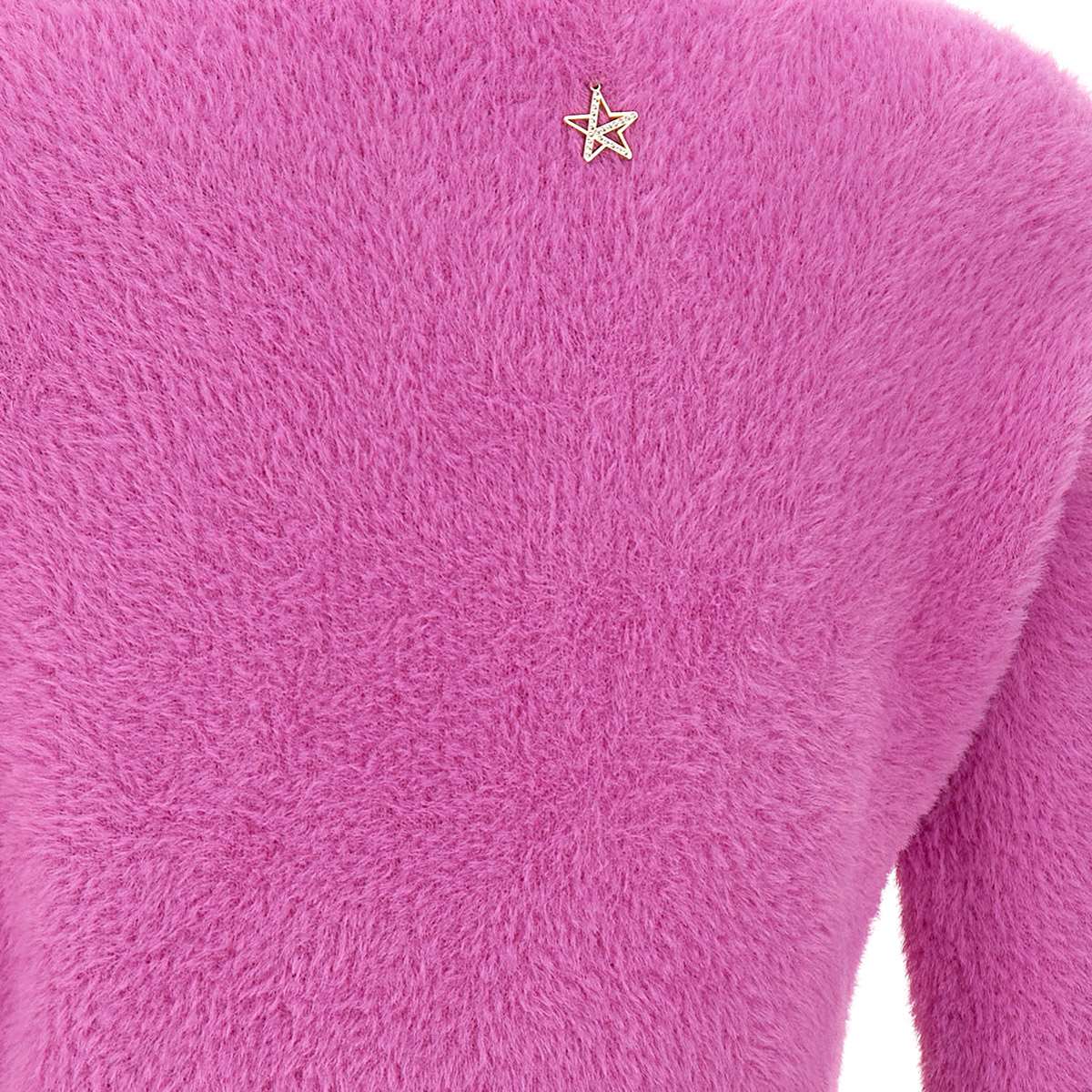 Kaos PIJLT021 Woman Fuchsia Sweaters - Zuklat