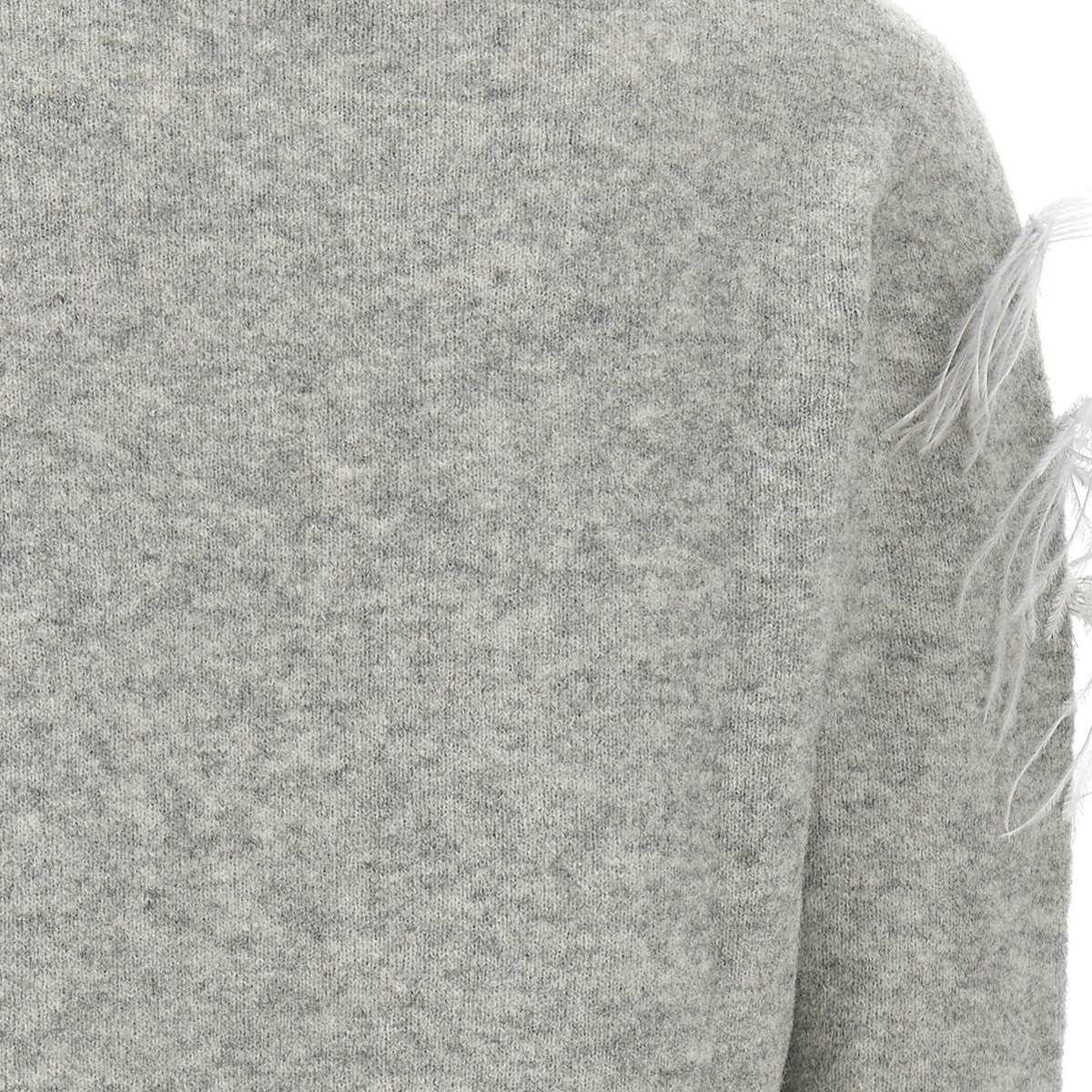 Kaos PIJNT016 Woman Grey Sweaters - Zuklat