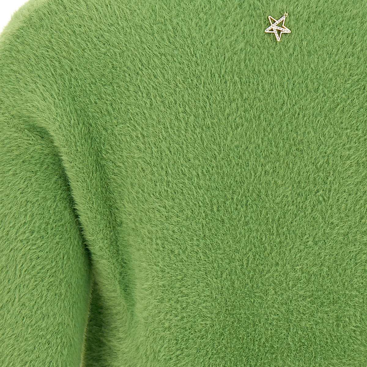 Kaos PIJLT021 Woman Green Sweaters - Zuklat