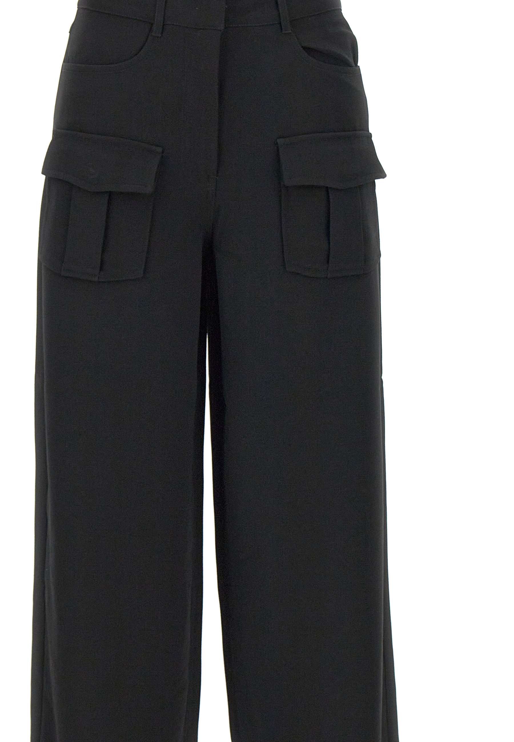 REMAIN 502082 Woman Black Trousers - Zuklat