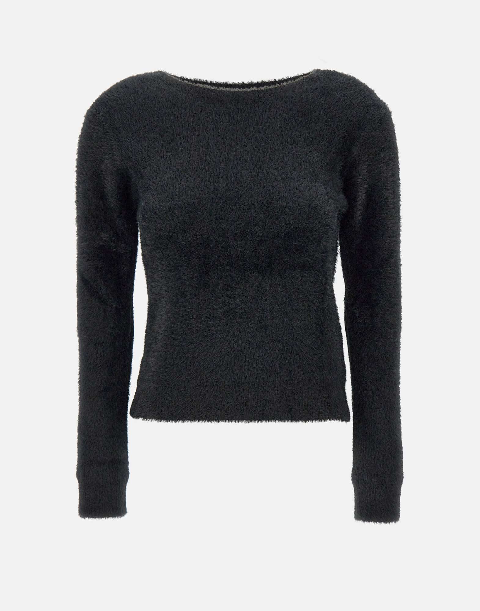 Kaos PIJLT020 Woman Black Sweaters - Zuklat