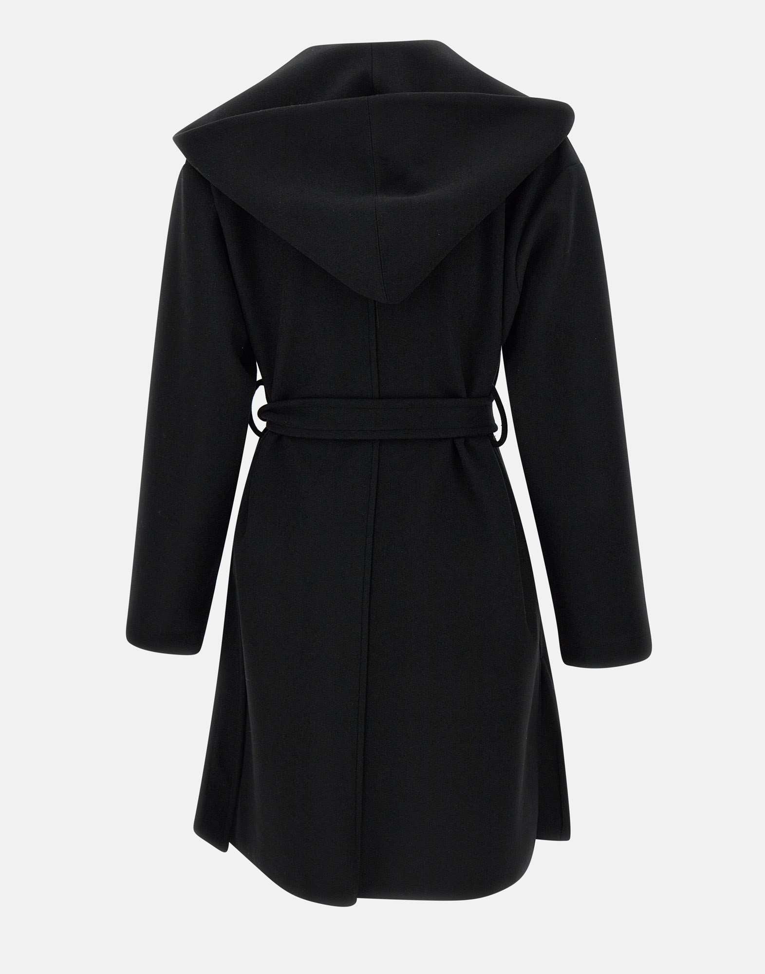 Kaos QIJMV001 Woman Black Coats - Zuklat