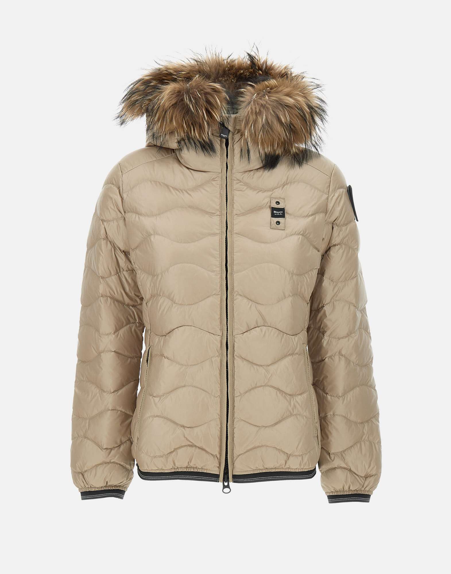 Blauer 24WBLDC03048 Woman Beige Coats - Zuklat