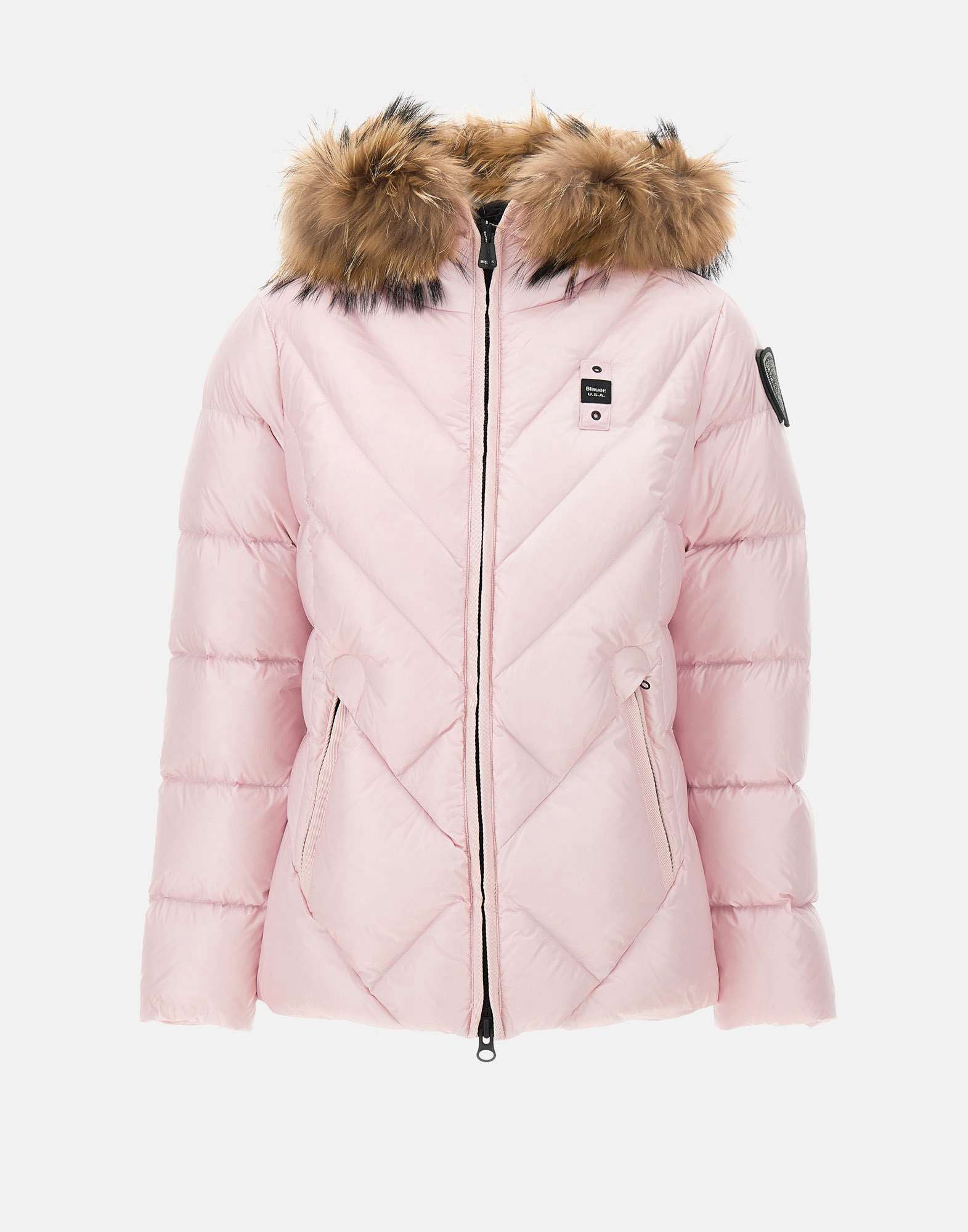 Blauer 24WBLDC03051 Woman Pink Coats - Zuklat