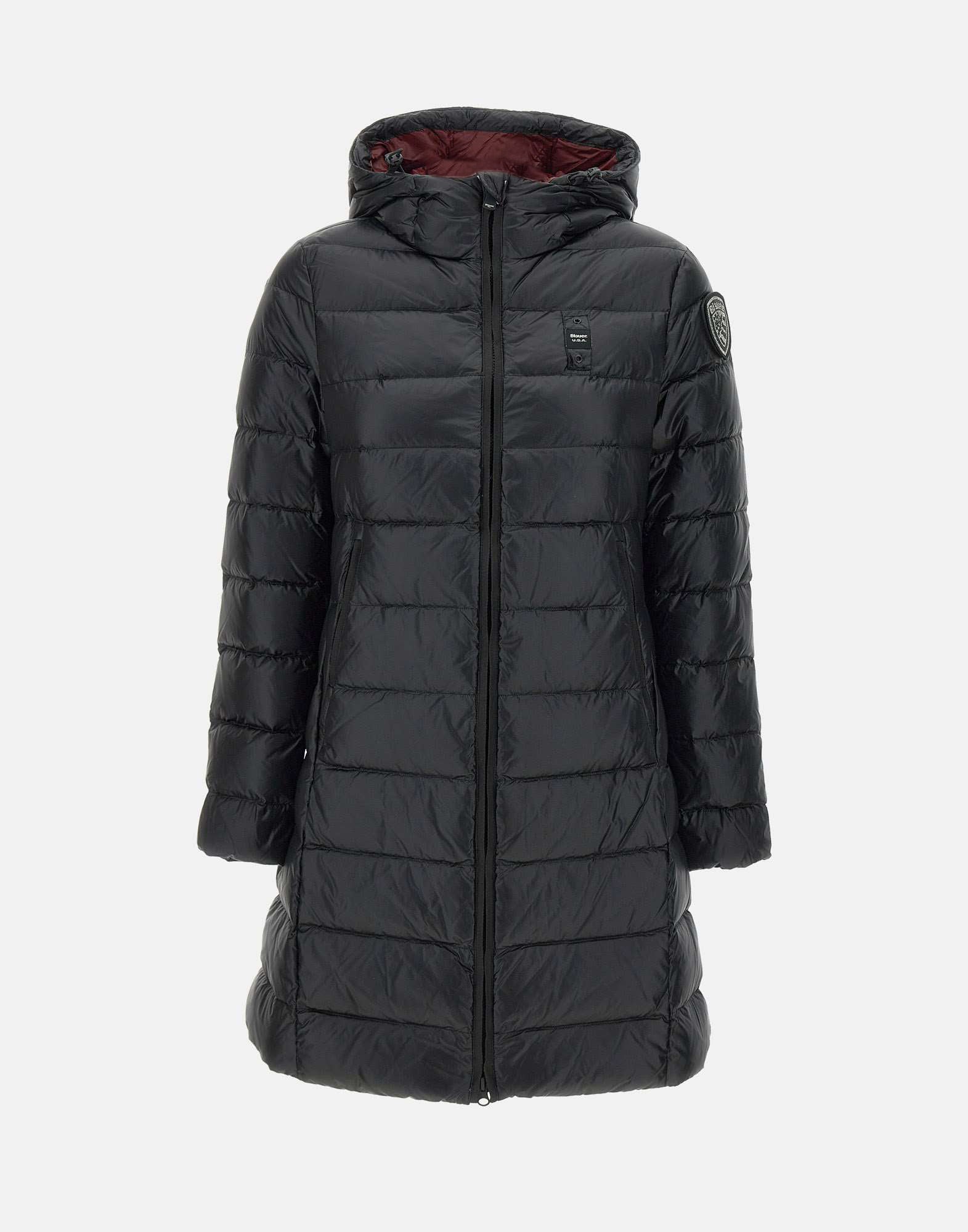 Blauer 24WBLDK03037 Woman Black Coats - Zuklat