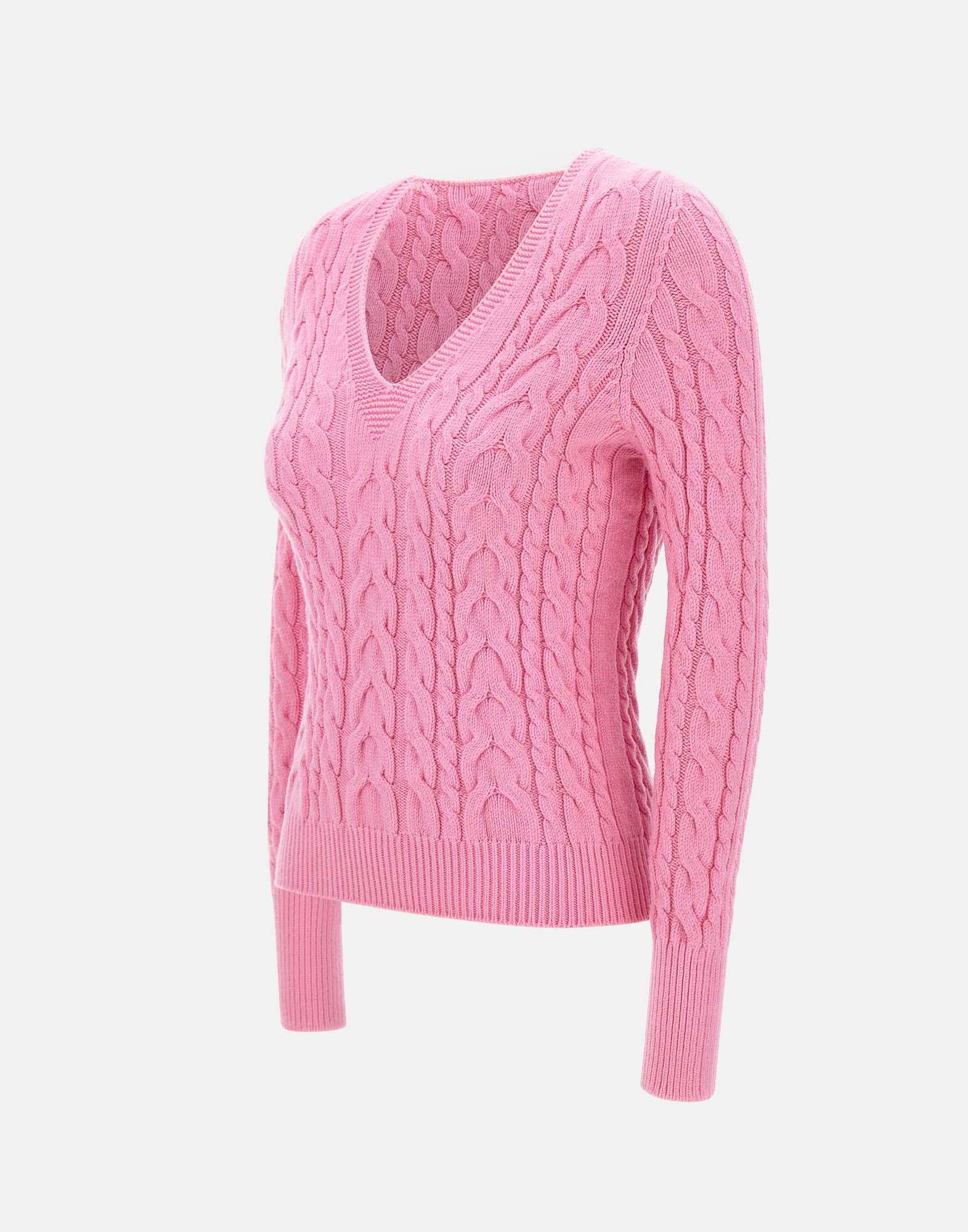 Kaos PIJLT015 Woman Pink Sweaters - Zuklat