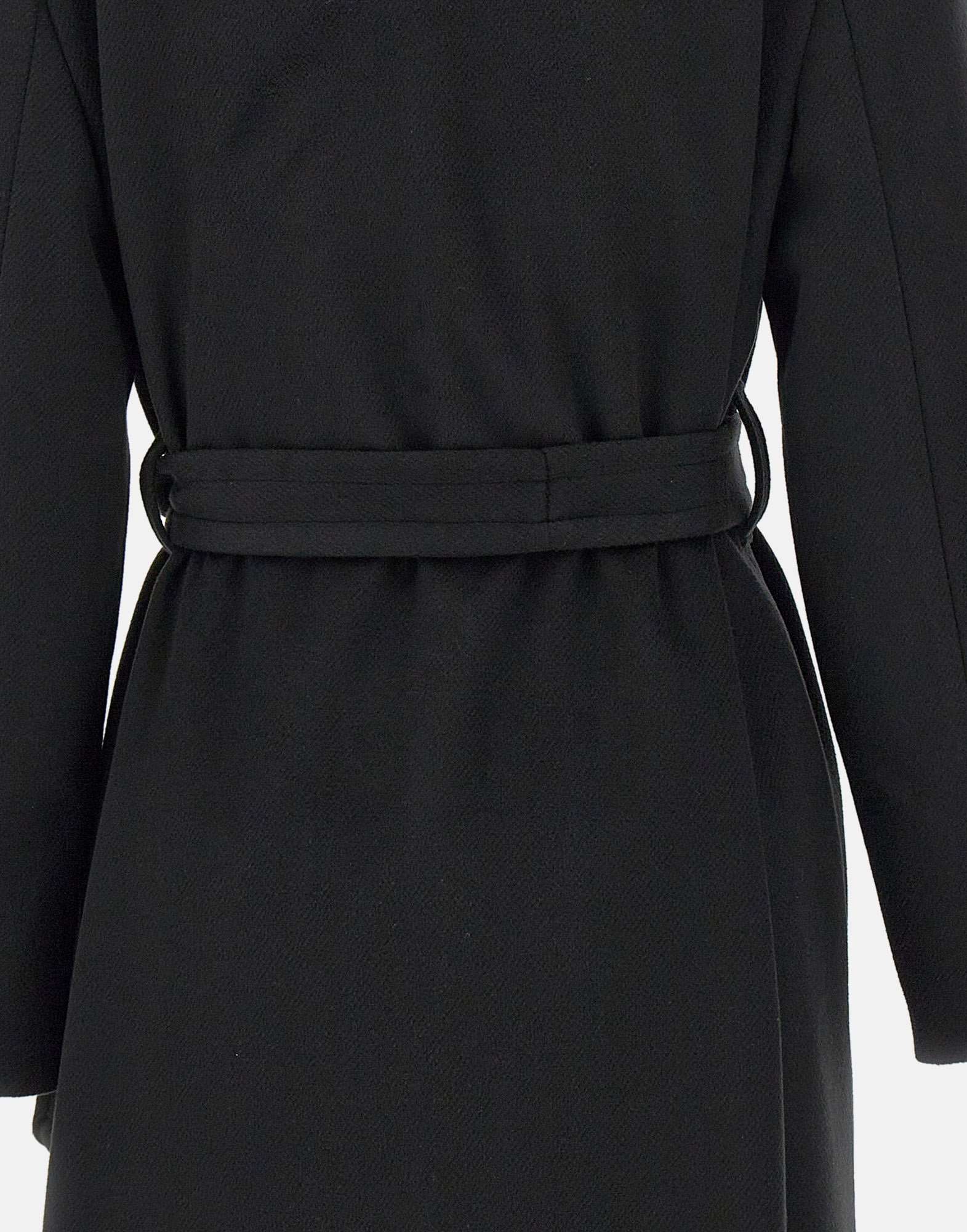 Kaos QIJMR003 Woman Black Coats - Zuklat