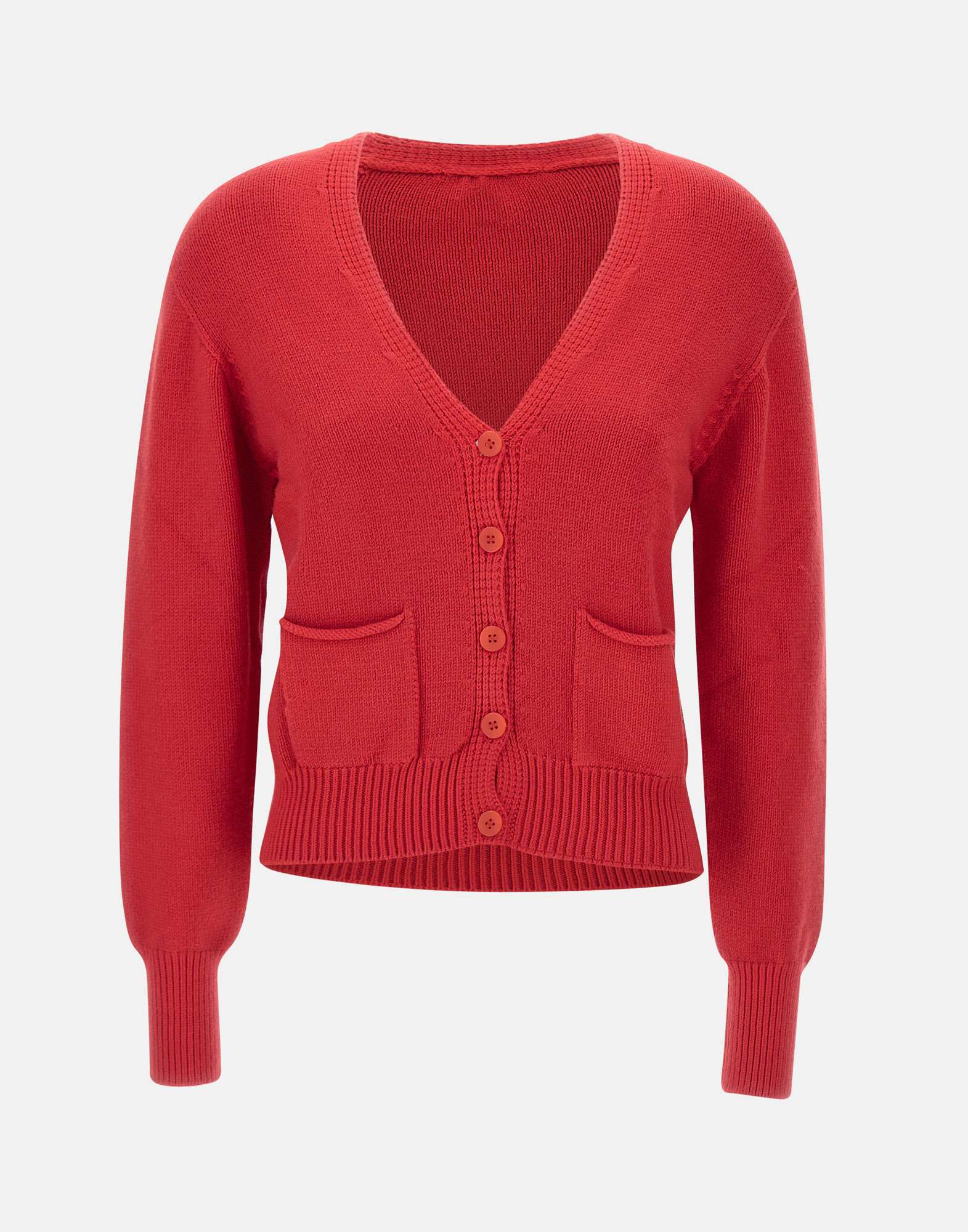 Kaos PIJLT012 Woman Red Sweaters - Zuklat