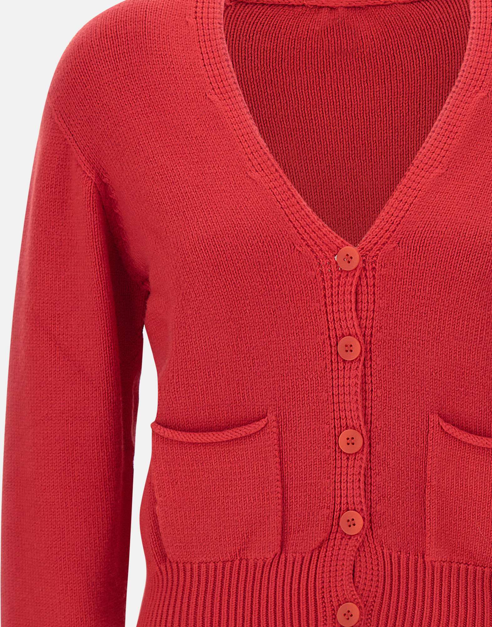 Kaos PIJLT012 Woman Red Sweaters - Zuklat