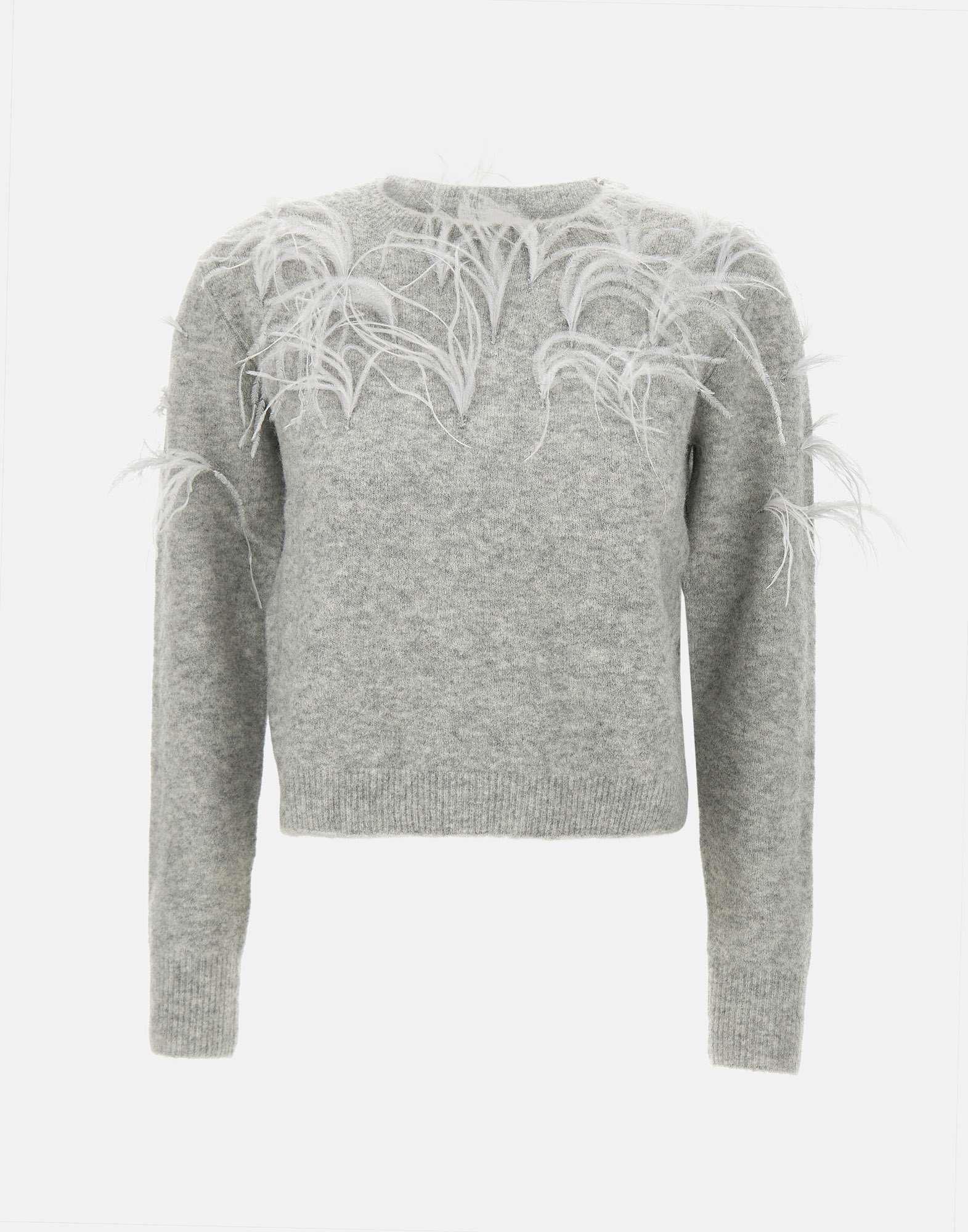 Kaos PIJNT016 Woman Grey Sweaters - Zuklat