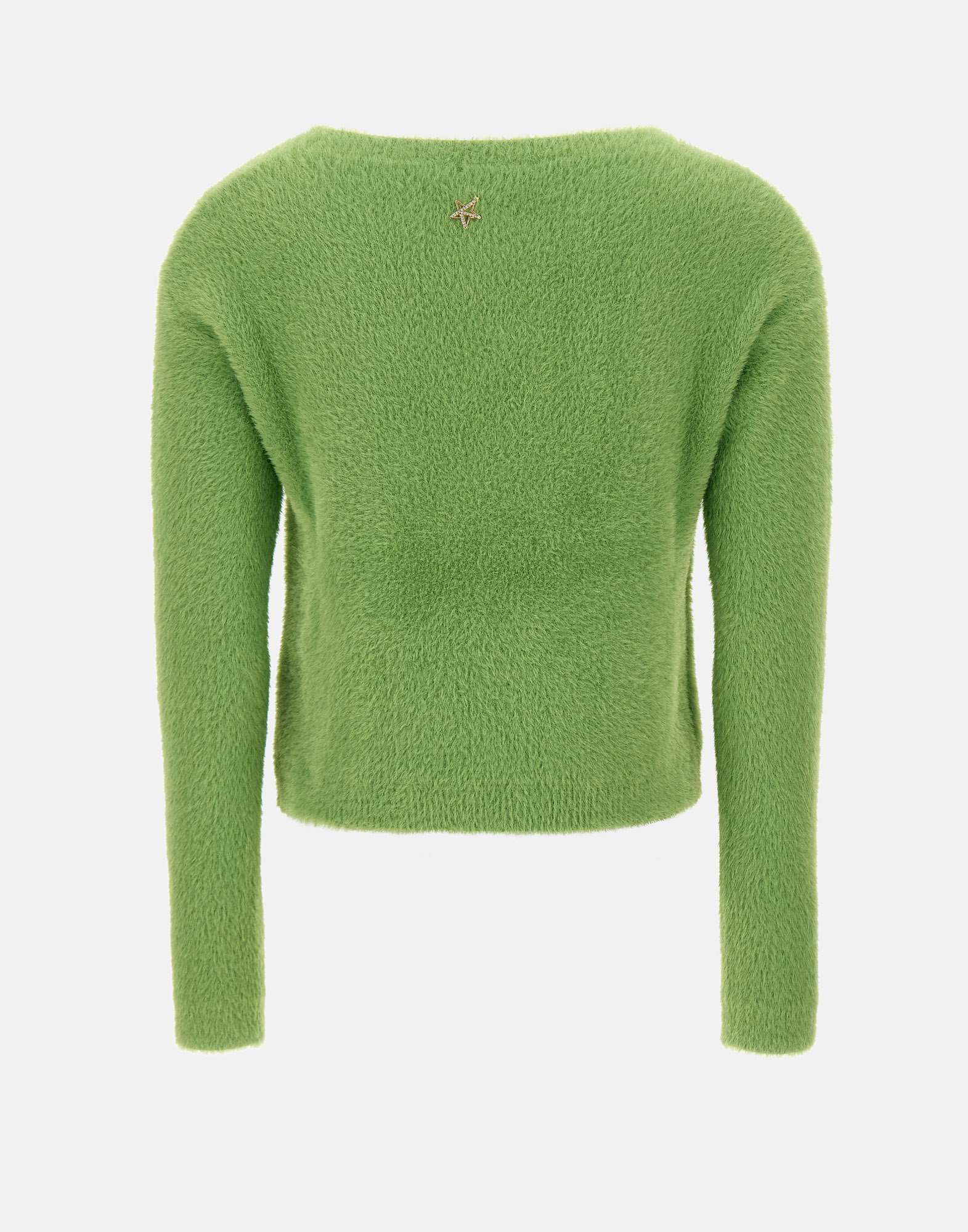 Kaos PIJLT021 Woman Green Sweaters - Zuklat