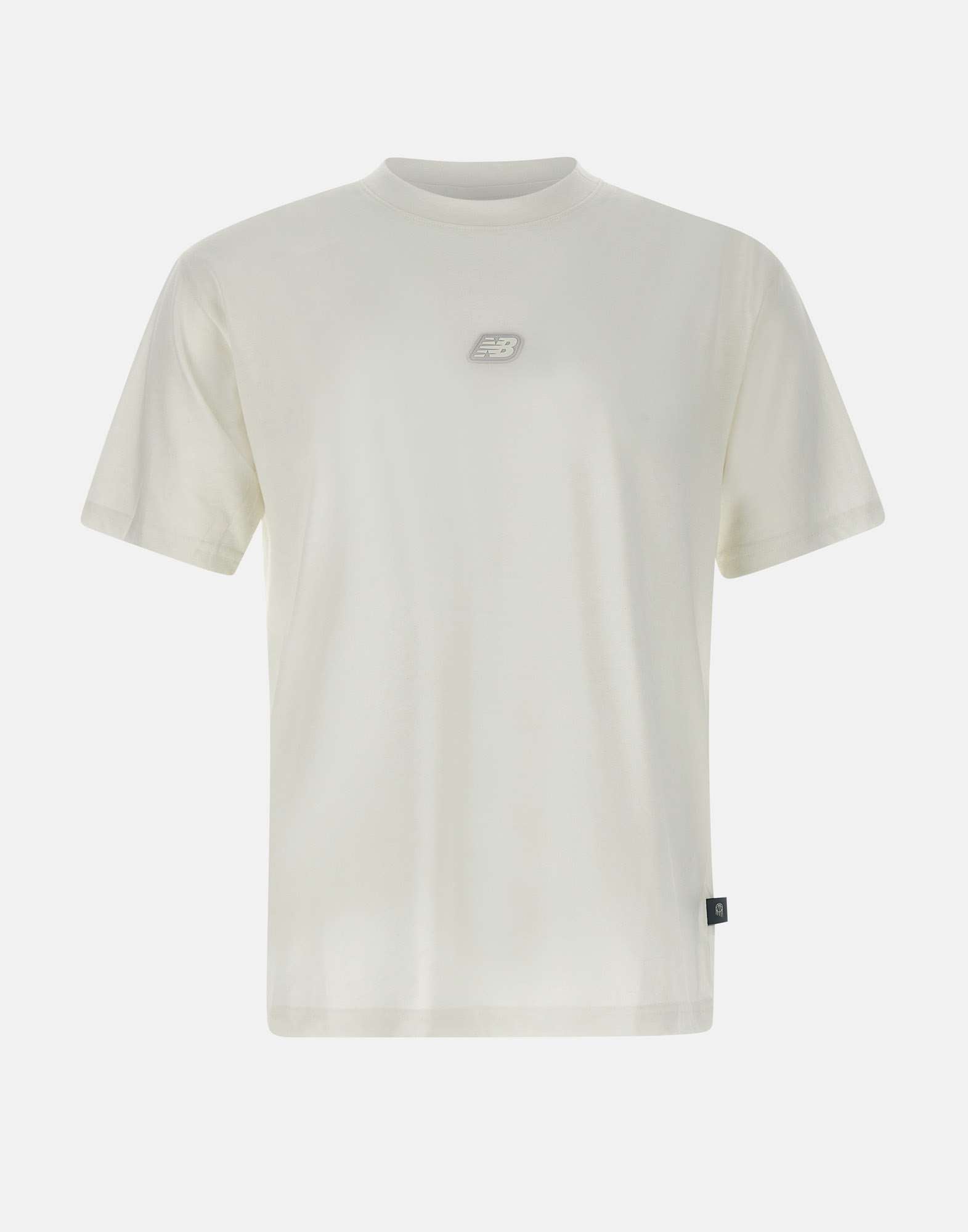 New Balance MT44586SST Unisex White T-shirts and Polos - Zuklat