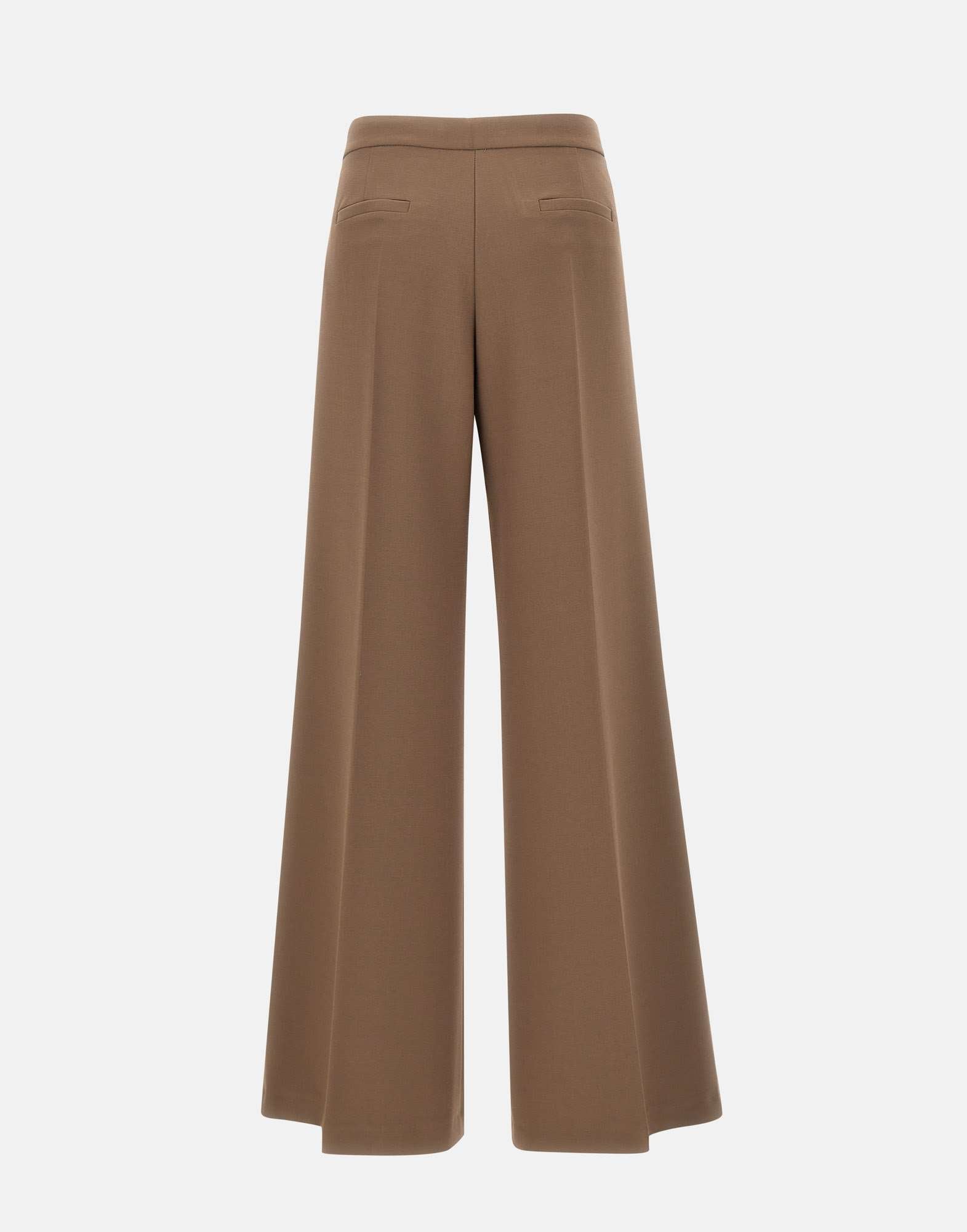 Kaos QI5CO009 Woman Brown Trousers - Zuklat