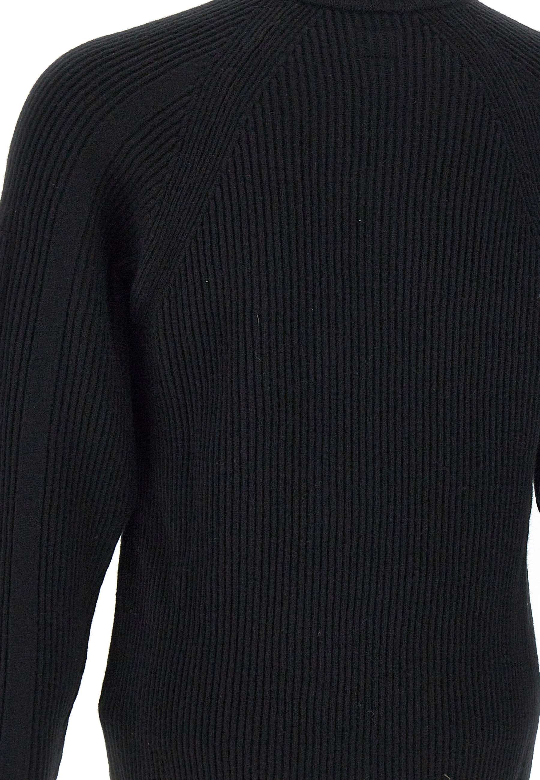 C.P. COMPANY 17CMKN052A Man Black Sweaters - Zuklat