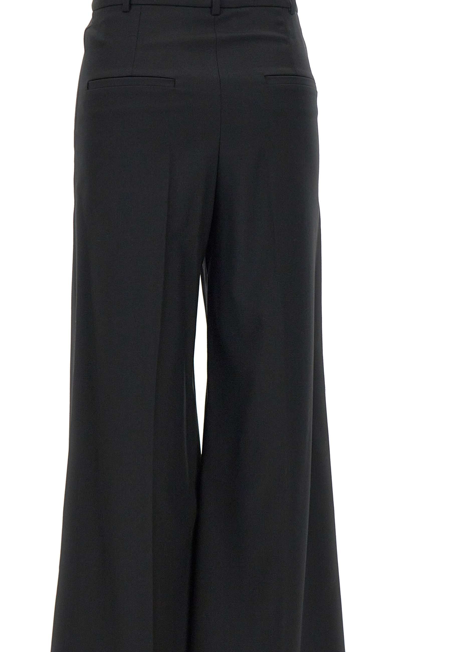 Low Classic LOW24SMPT040 Woman Black Trousers - Zuklat