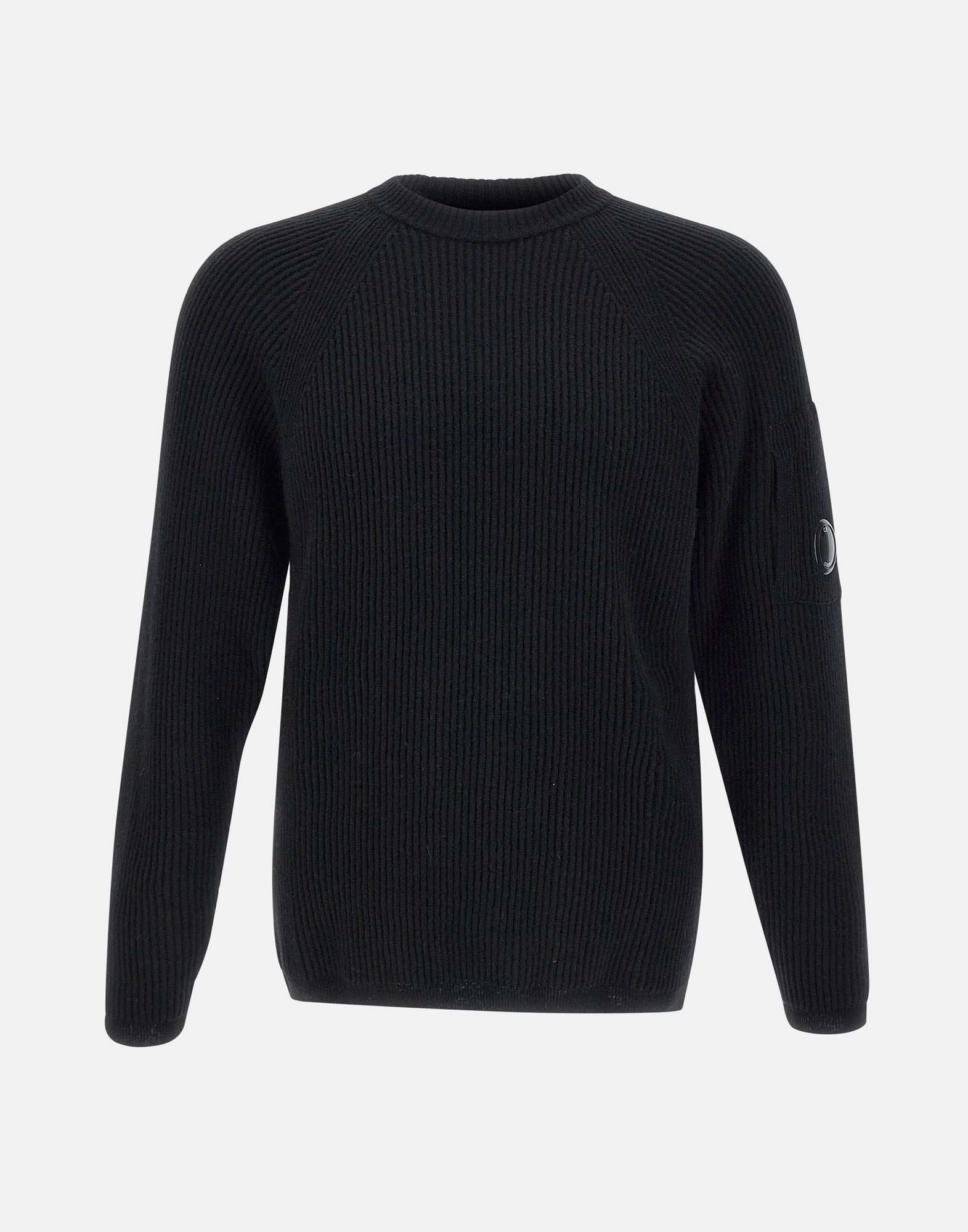 C.P. COMPANY 17CMKN052A Man Black Sweaters - Zuklat