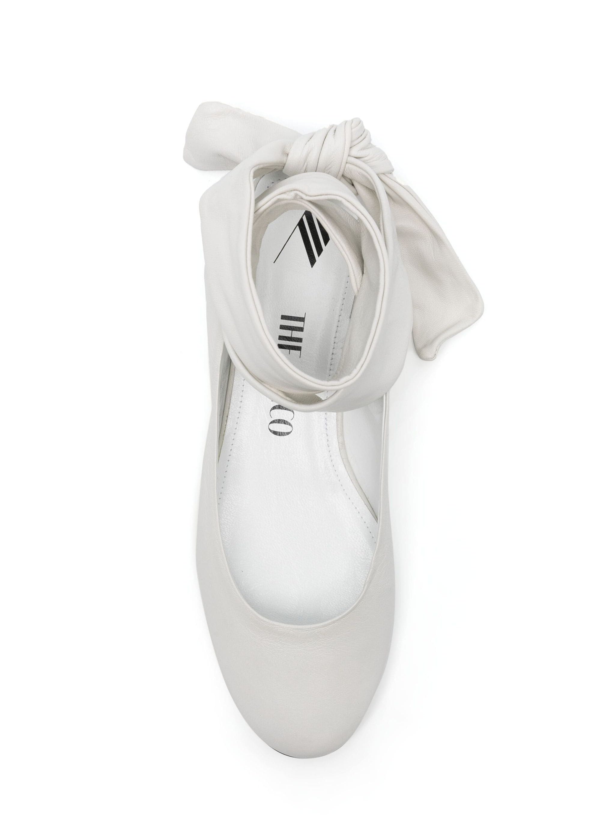 The Attico 242WS793 Woman White Flat shoes - Zuklat