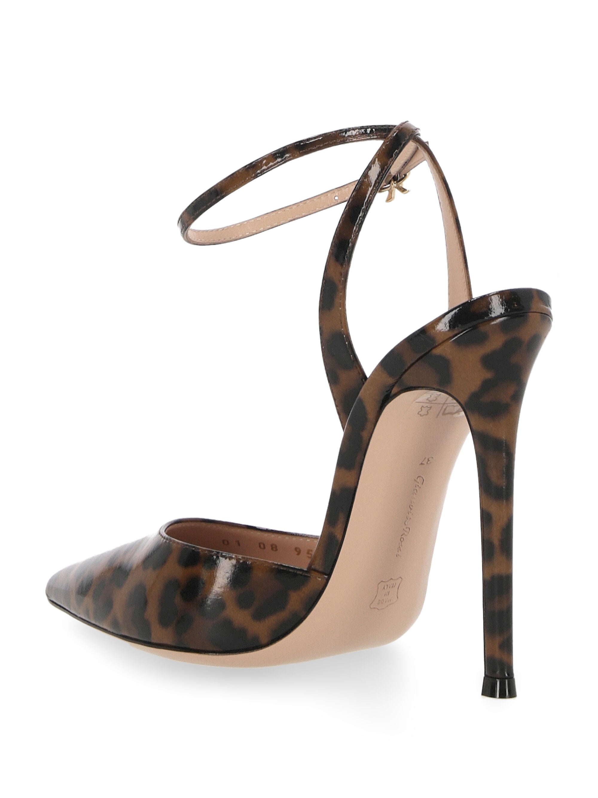 Gianvito Rossi G9541611RIC Woman LEOPARD PRINT Sandals - Zuklat