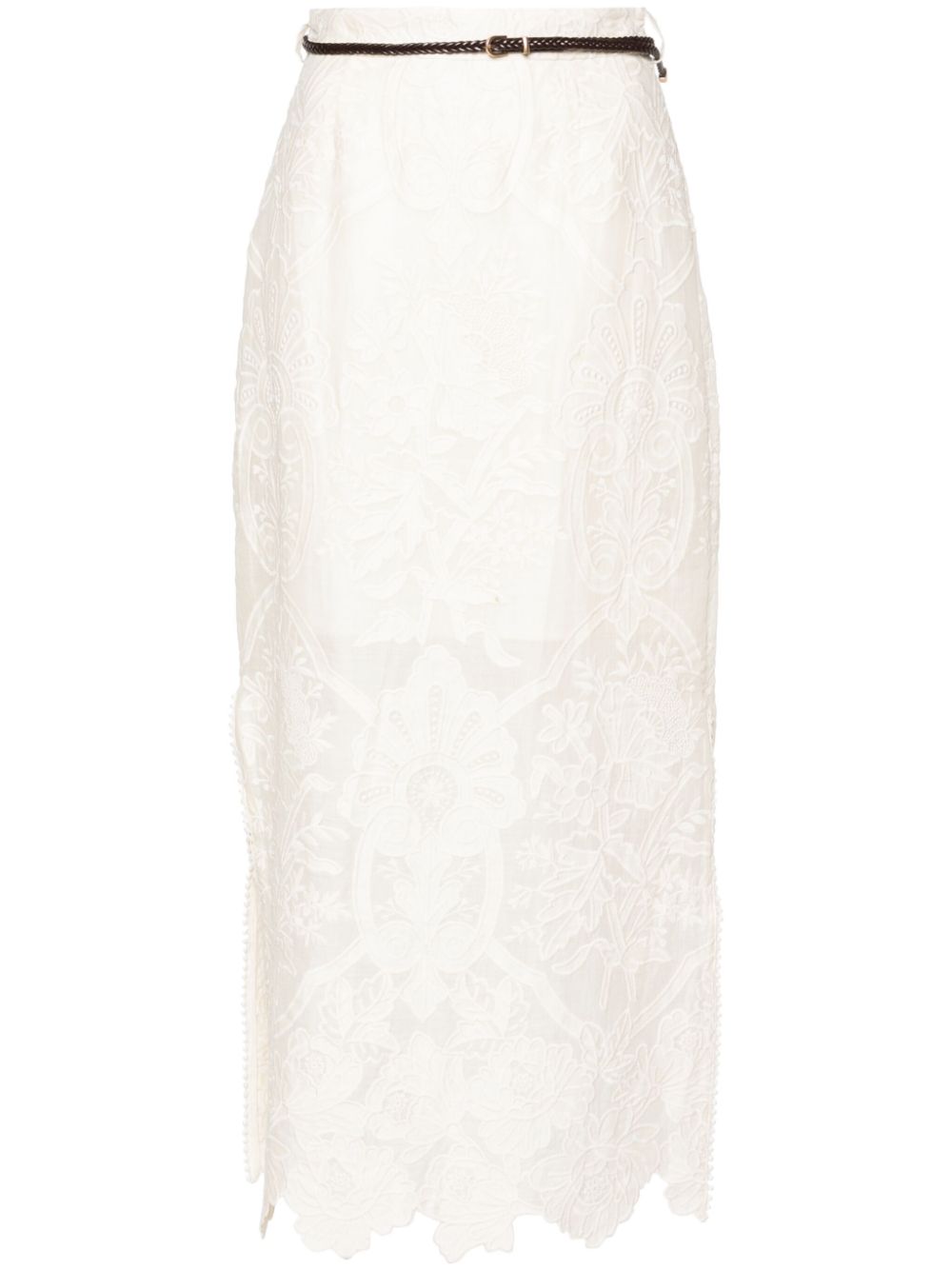 Zimmermann 1141SSS242 Woman White Skirts - Zuklat