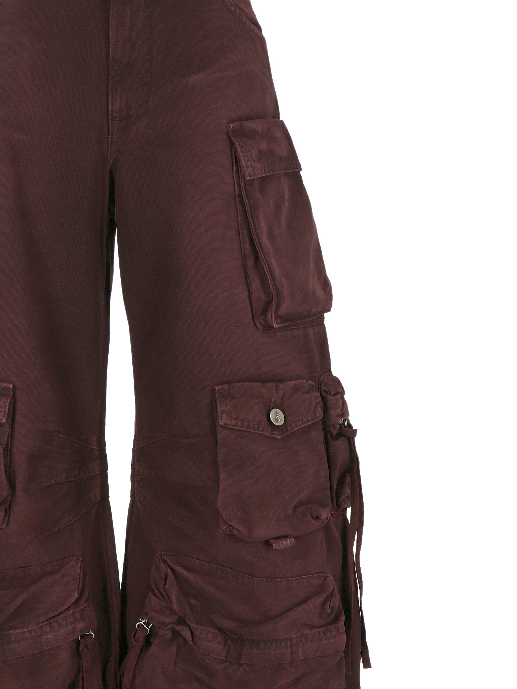 The Attico 247WCP84 Woman Brown Trousers - Zuklat