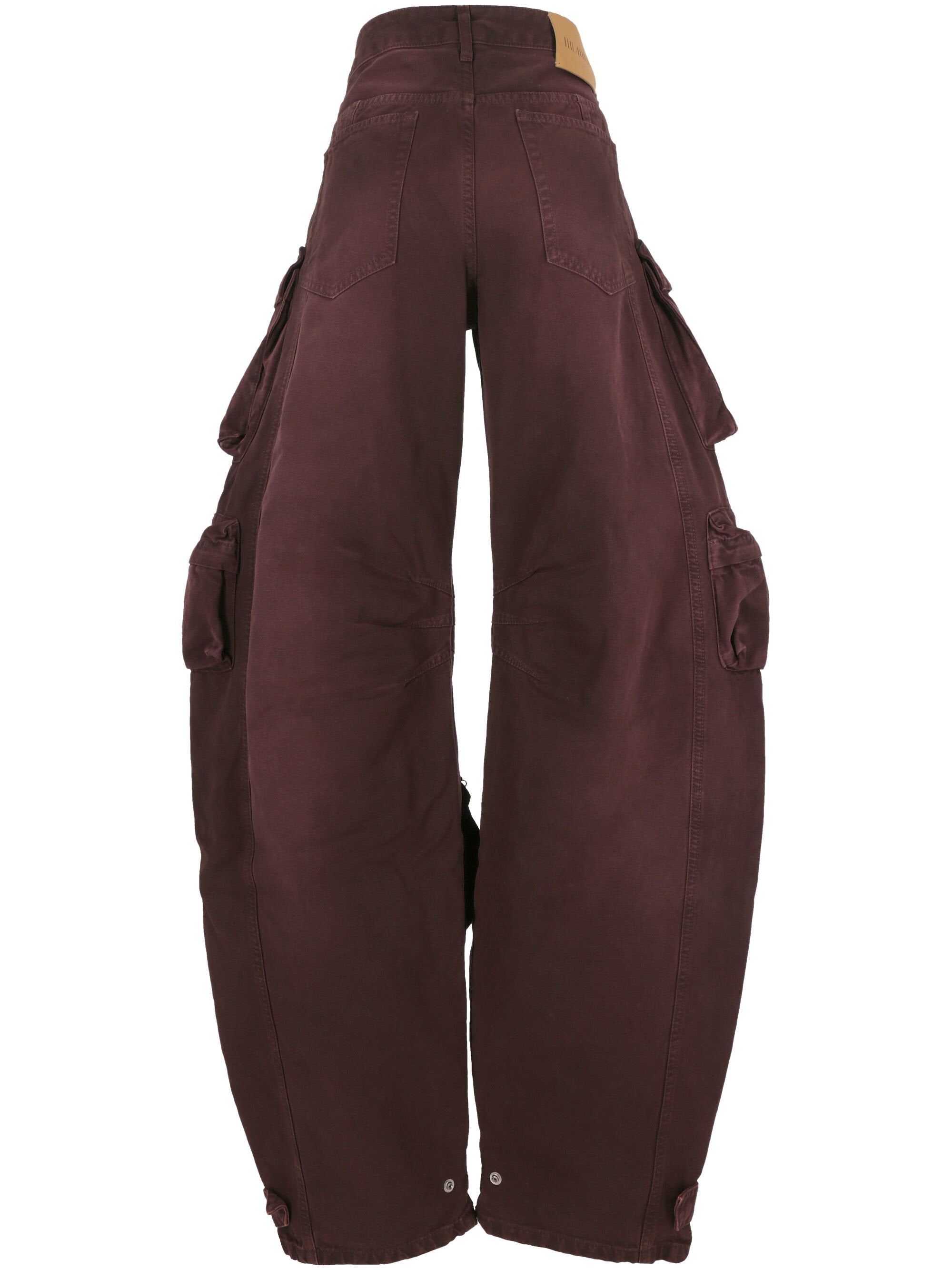 The Attico 247WCP84 Woman Brown Trousers - Zuklat