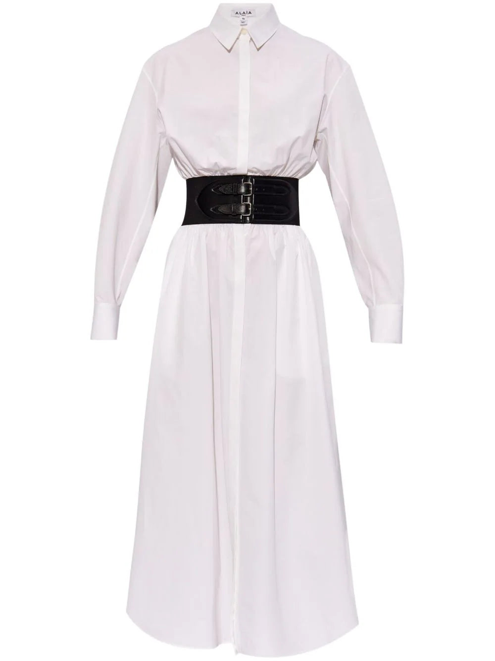 Alaia AA9R13426T611 Woman White Dresses - Zuklat