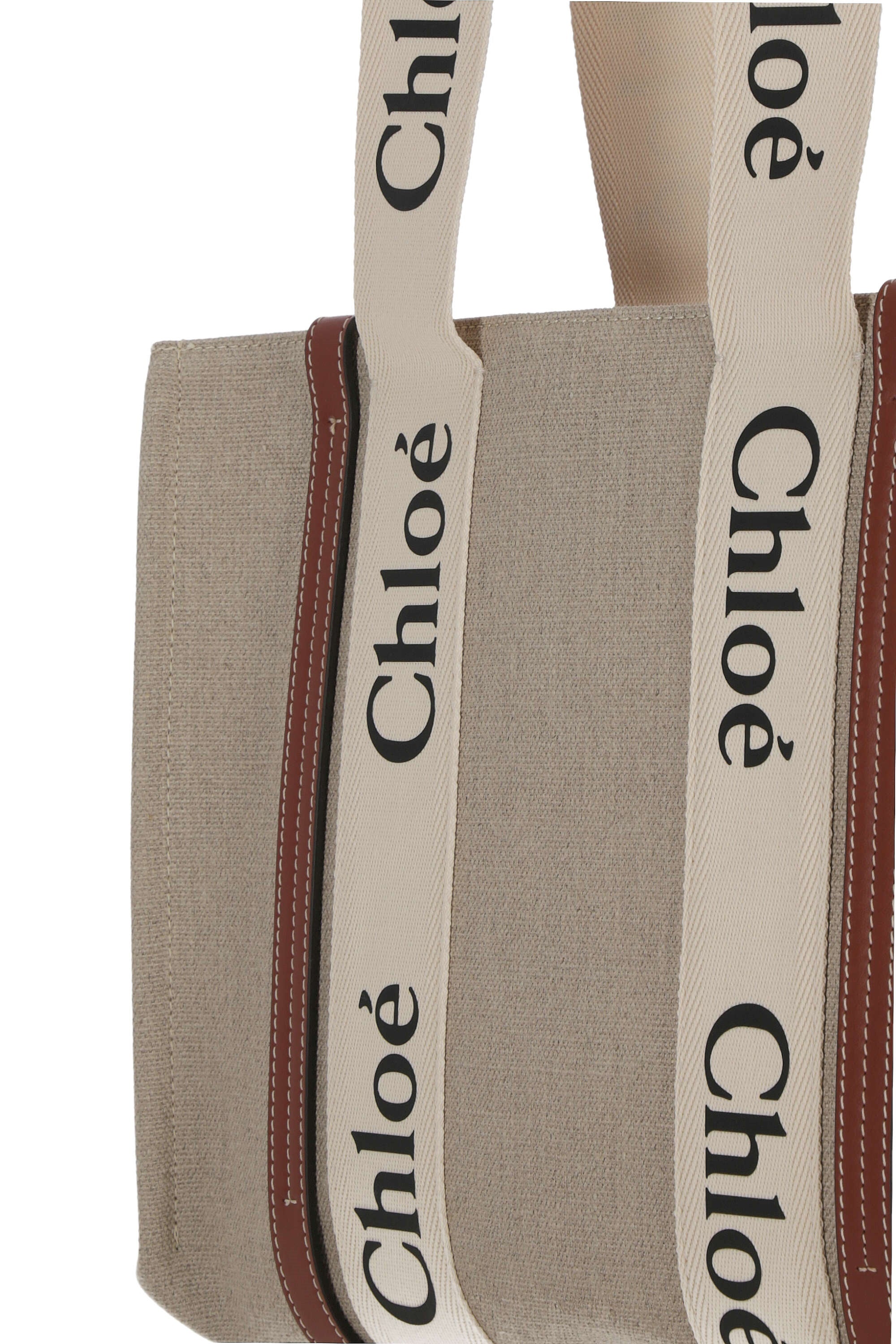 Chloè C22AS383I26 Woman White - Brown 1 Bags.. - Zuklat