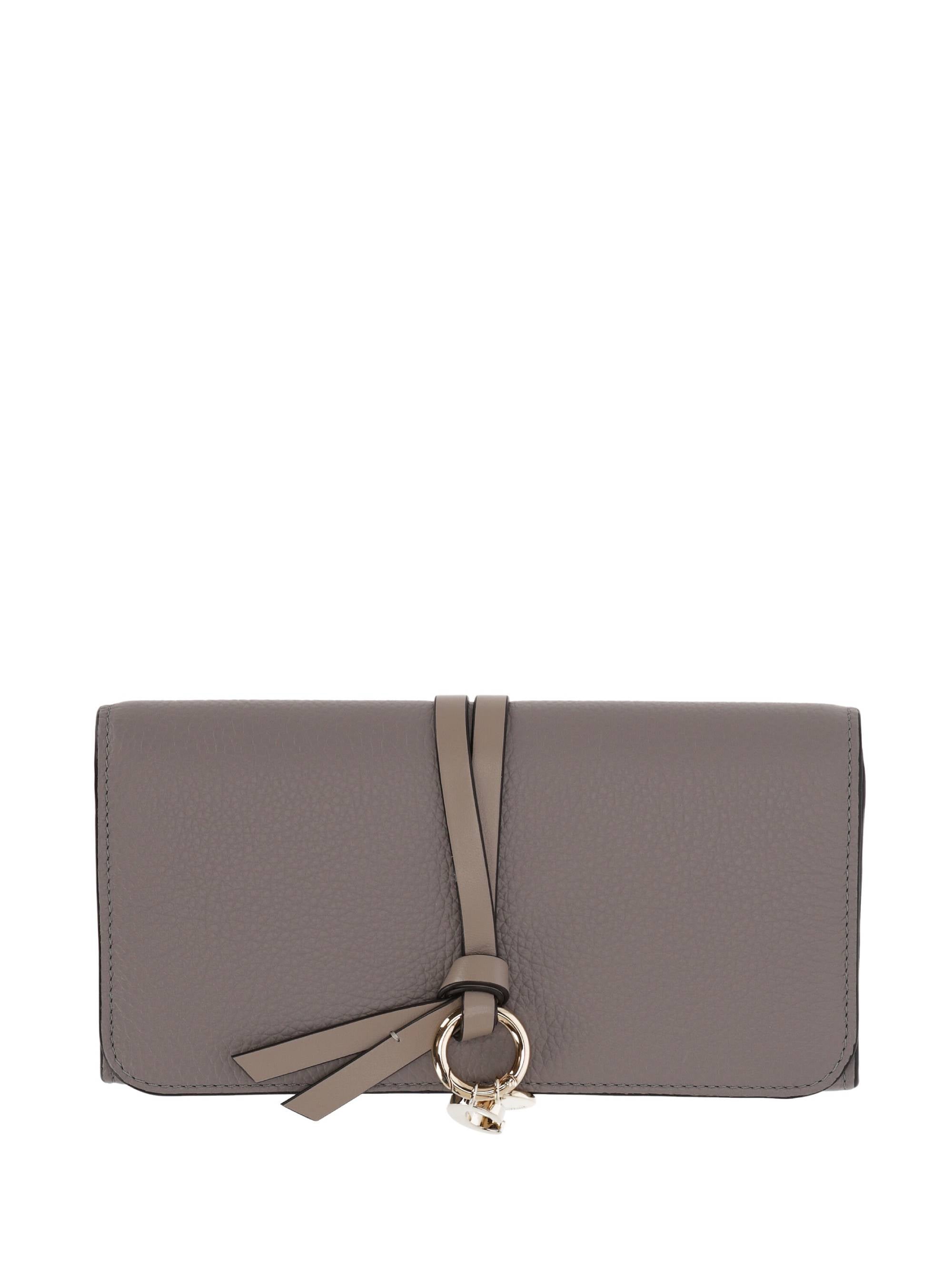 Chloè C21WP942F57 Woman Cashmere grey Wallets - Zuklat