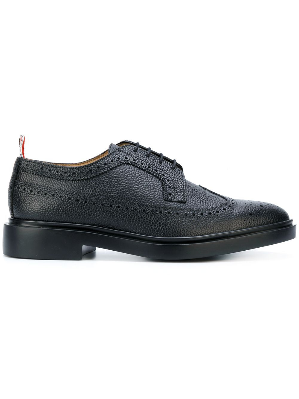 Thom Browne MFD002H Man Black Flat shoes - Zuklat