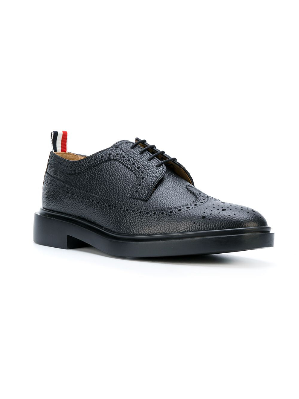 Thom Browne MFD002H Man Black Flat shoes - Zuklat