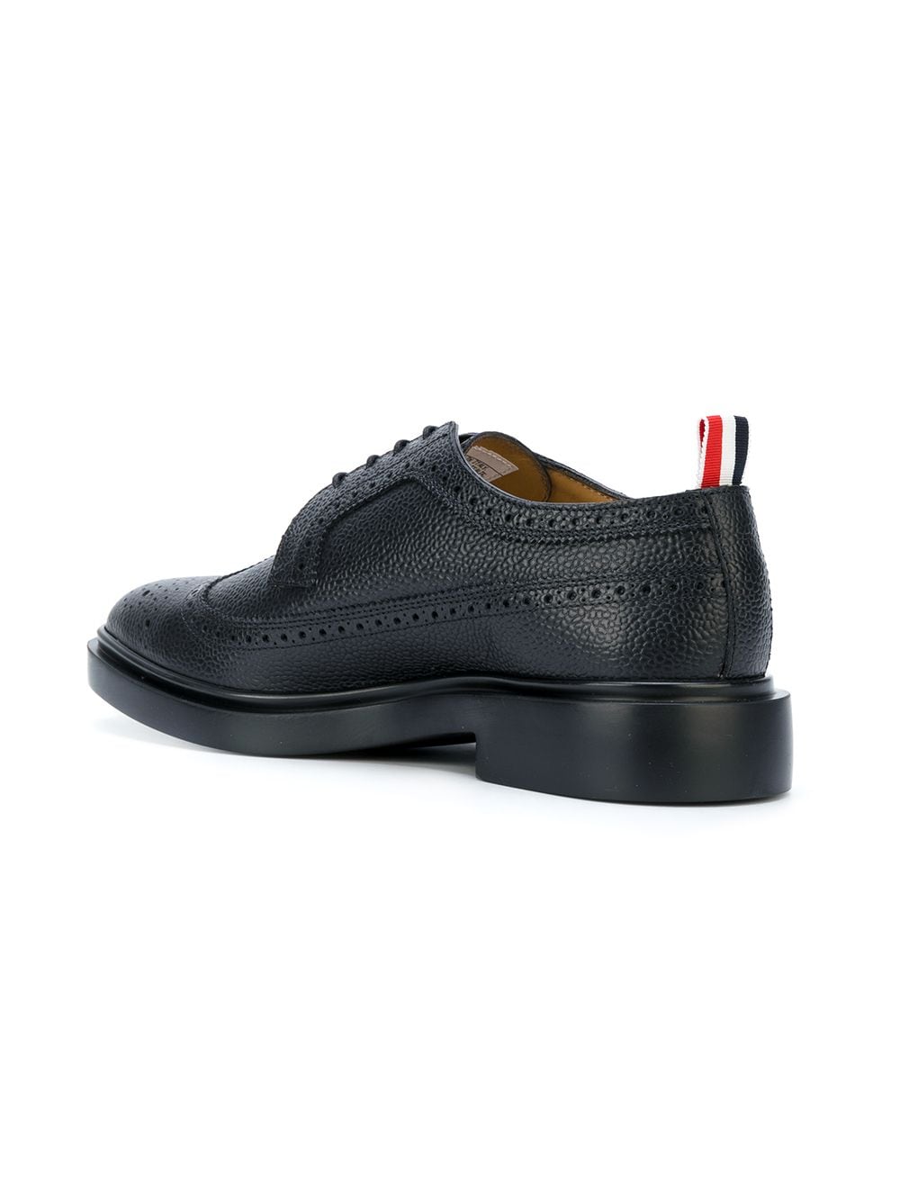 Thom Browne MFD002H Man Black Flat shoes - Zuklat