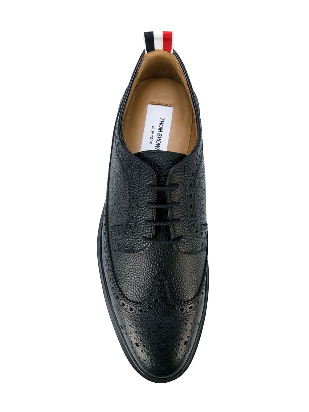 Thom Browne MFD002H Man Black Flat shoes - Zuklat