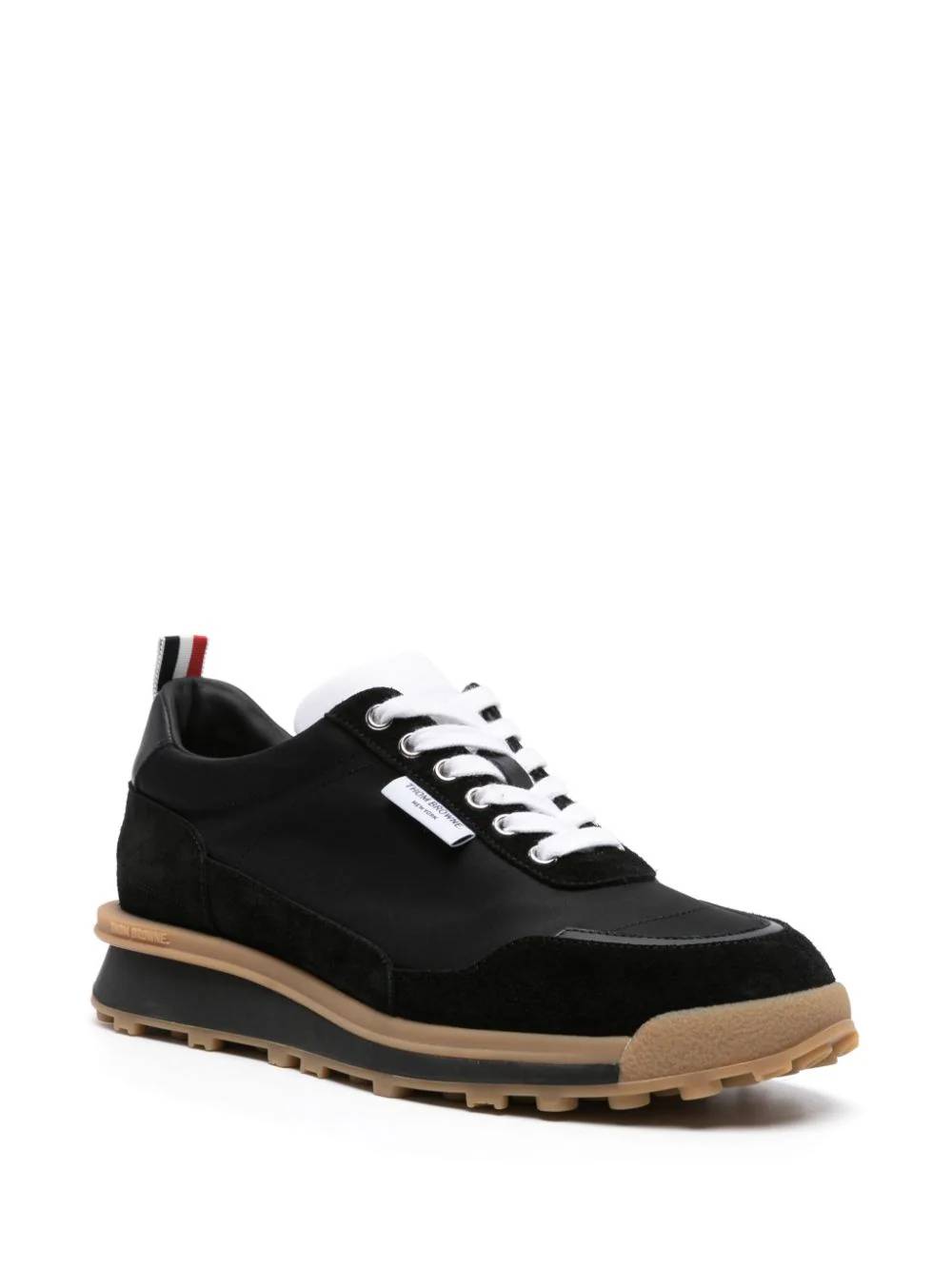 Thom Browne MFD271B Man Black Sneakers - Zuklat