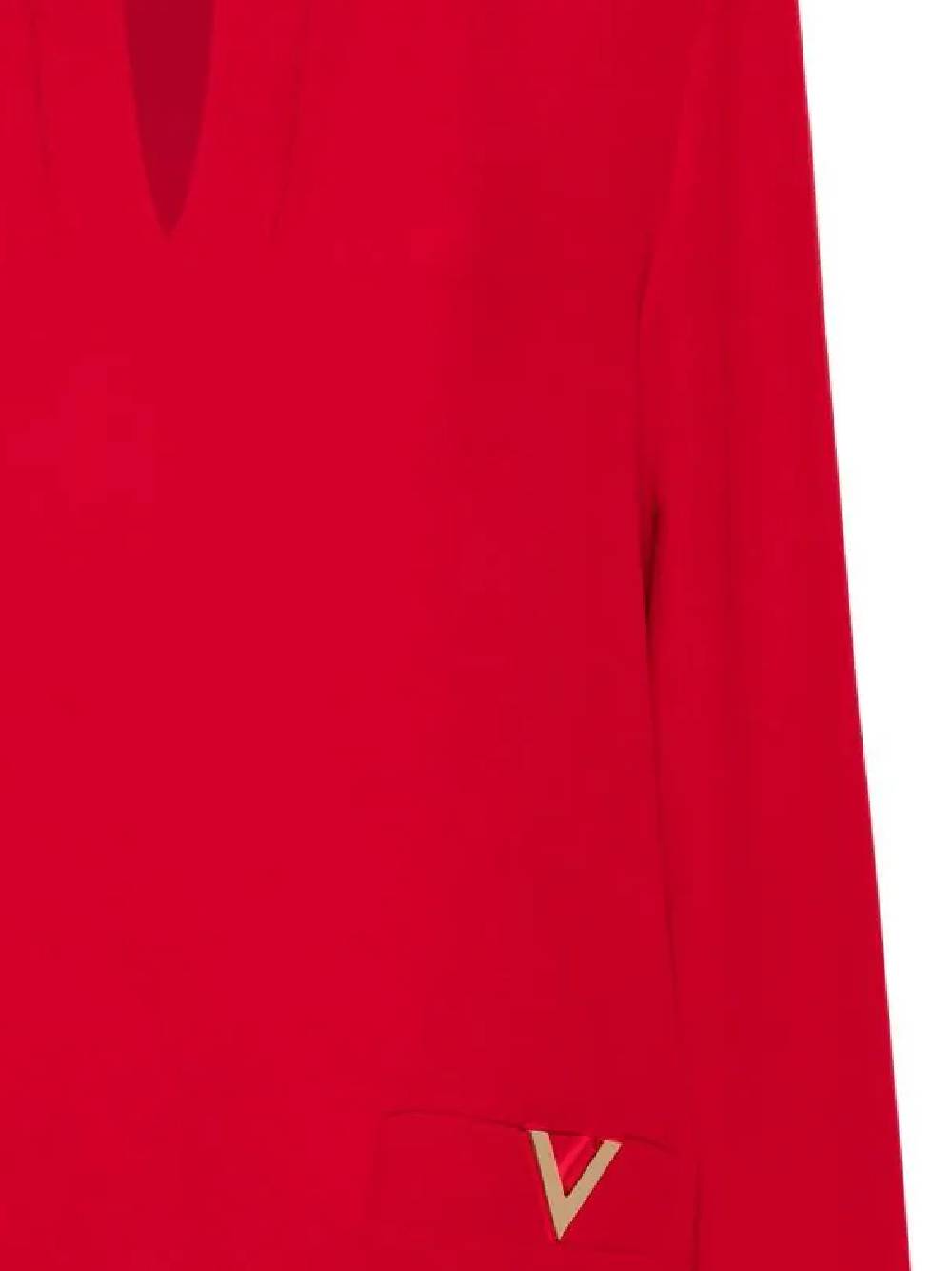 Valentino PAP 5B3AB6K0 Woman Red Shirts - Zuklat