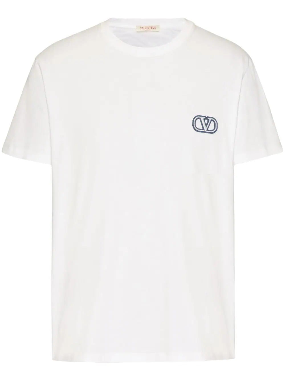 Valentino 5V3MG10V Man White T-shirts and Polos - Zuklat