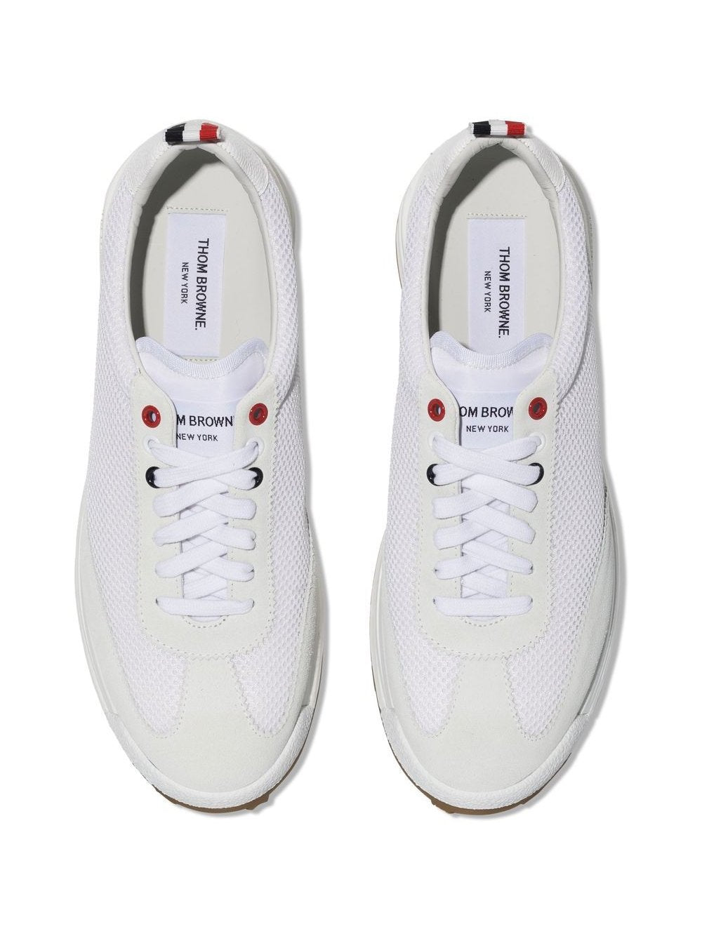 Thom Browne MFD180A Man White Sneakers - Zuklat